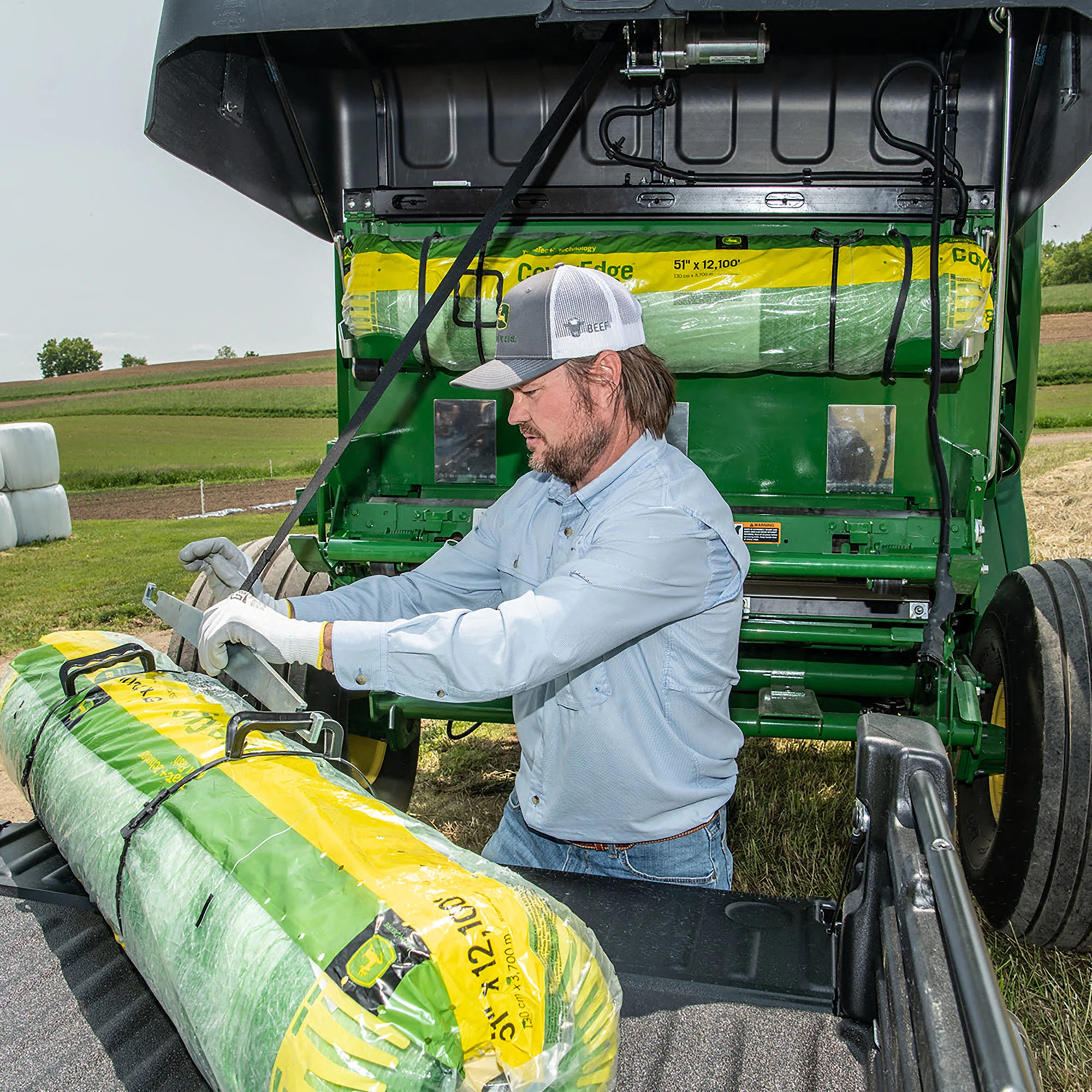 John Deere Net Lift for 0 Series Round Balers