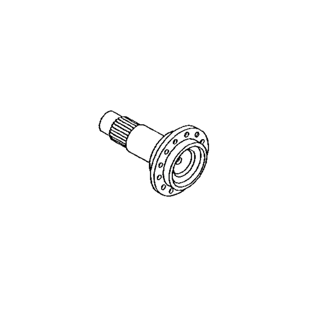 Axle, Flanged