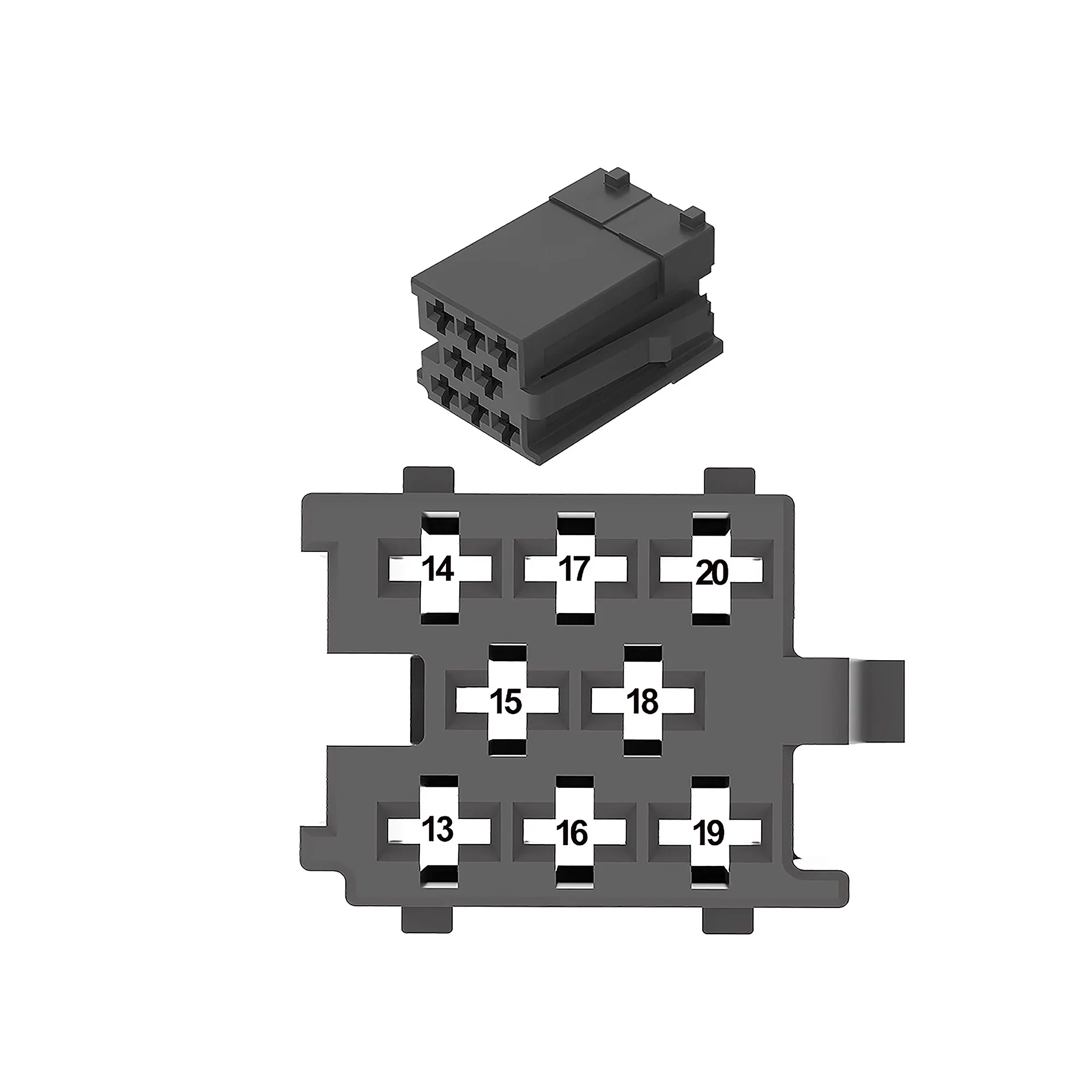 John Deere Elec. Connector Housing - 57M11030