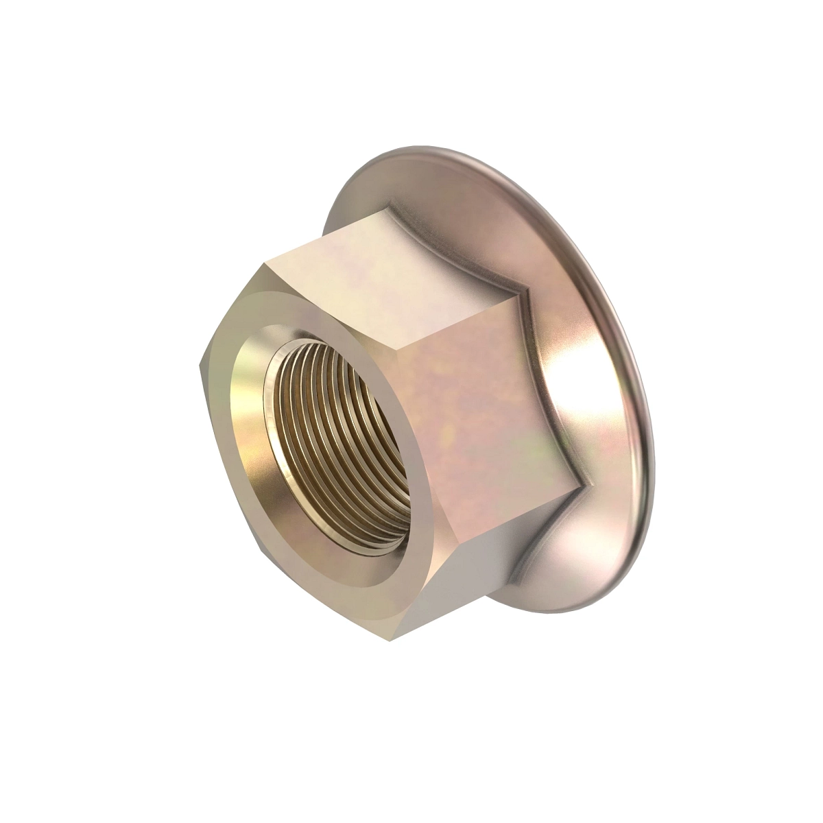 John Deere Hexagonal Flange Lock Nut, M16 - 14M7291