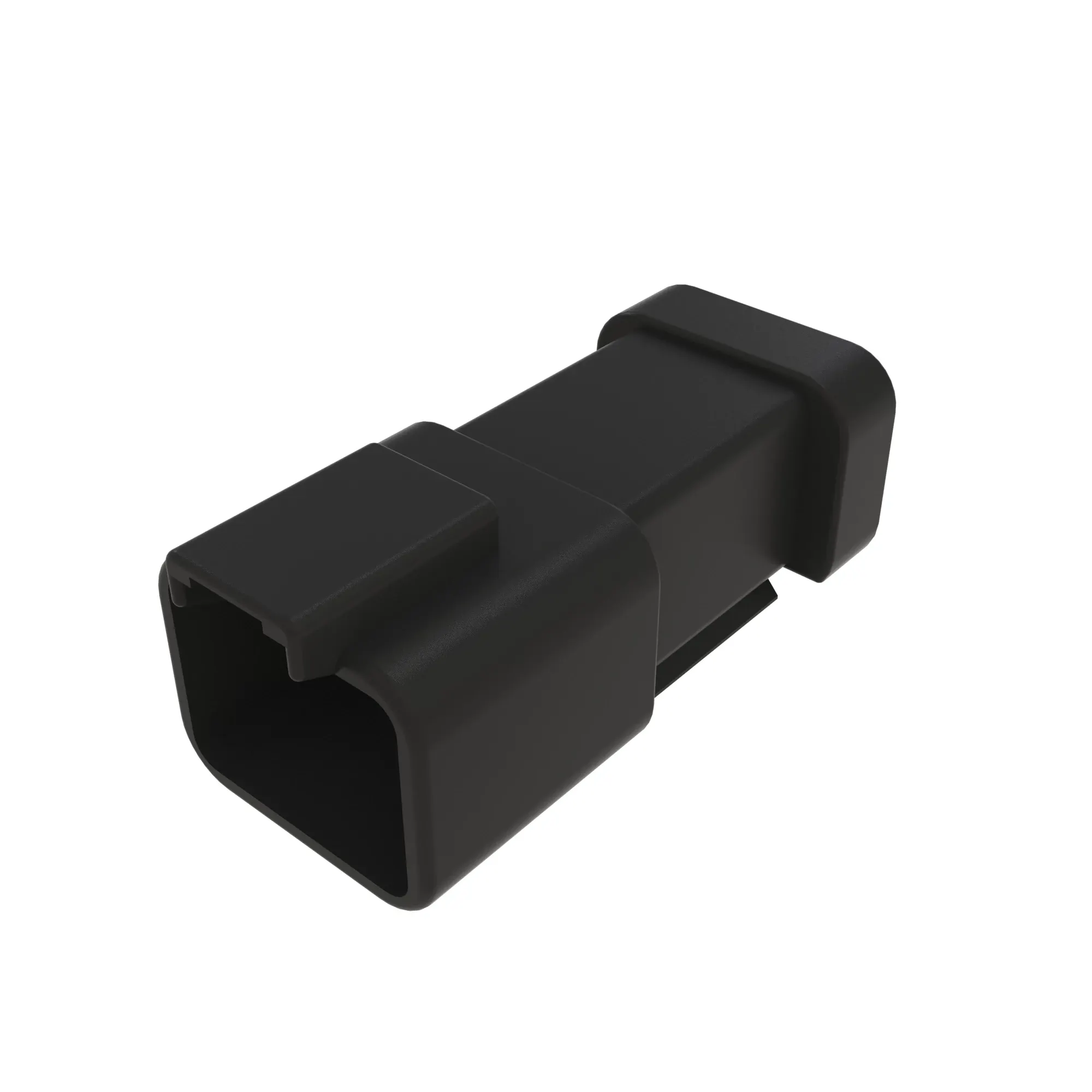 CONN DEUTSCH DT 4W FS BLK PLSTC