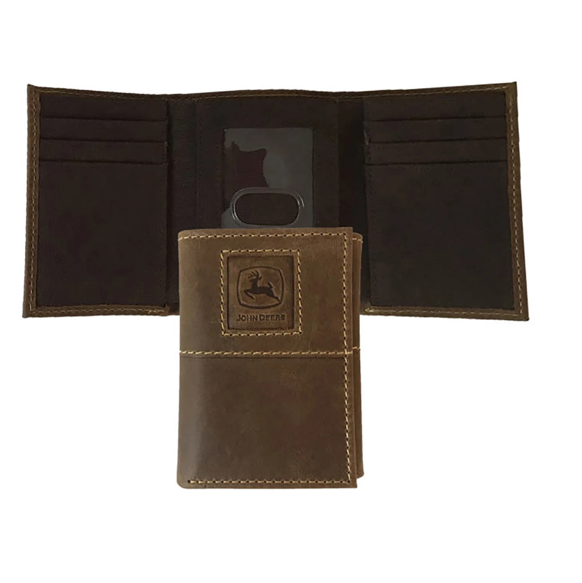 Crazy Horse Embossed Tri-fold