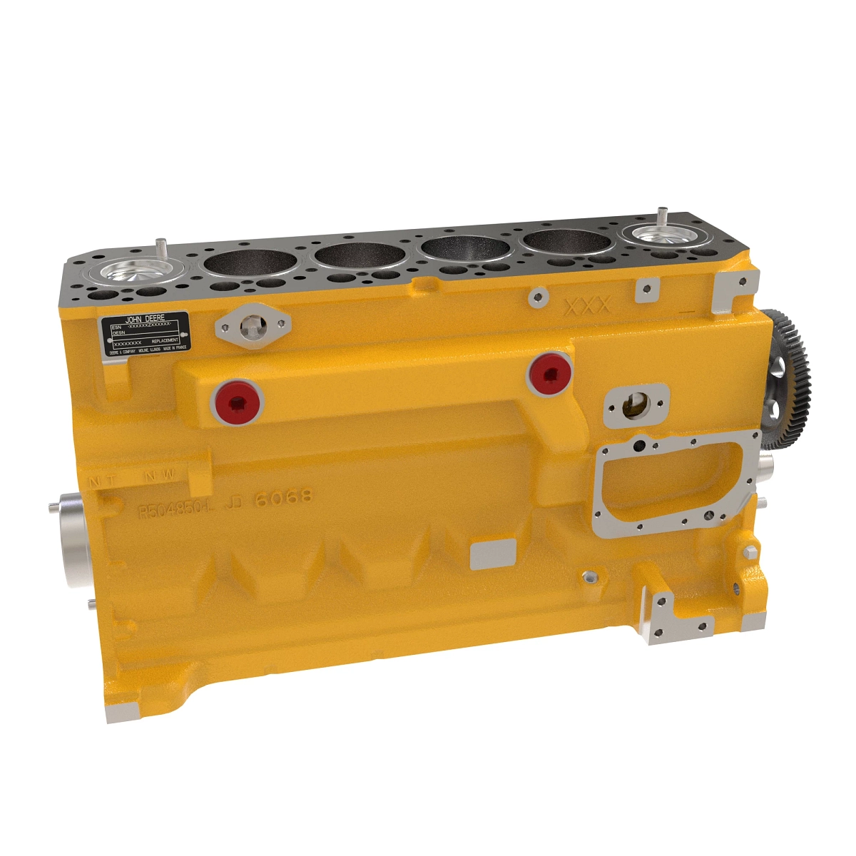 John Deere 6-Cylinder Short Block Assembly - RE571652