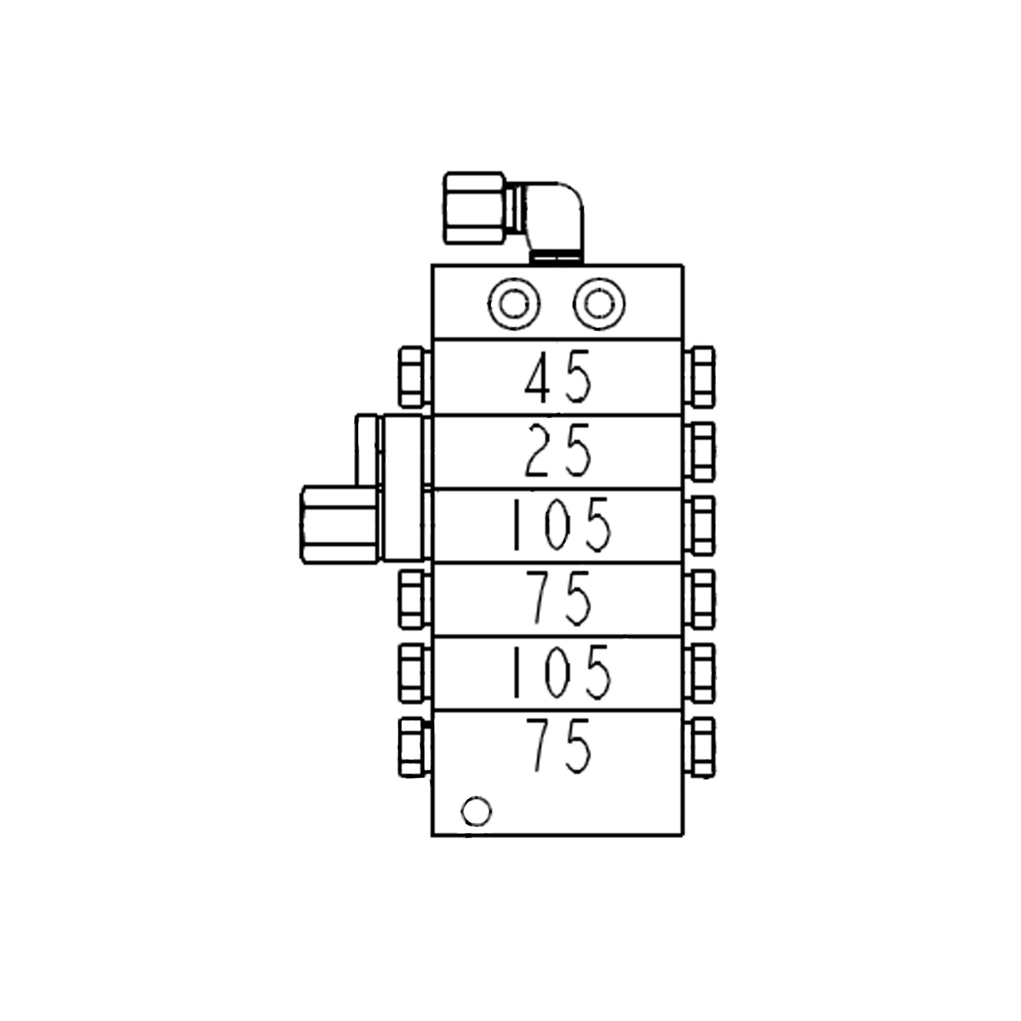 John Deere Hydraulic Manifold and Fitting Kit - AZ102006