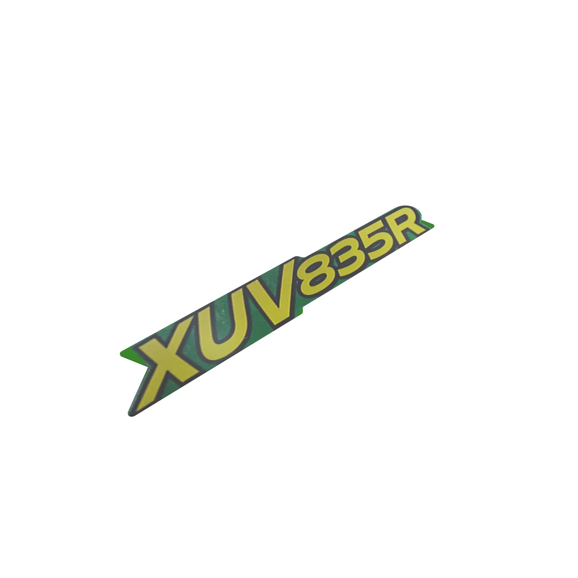 John Deere XUV835R Model Label, Olive and Black/Camo - UC27653