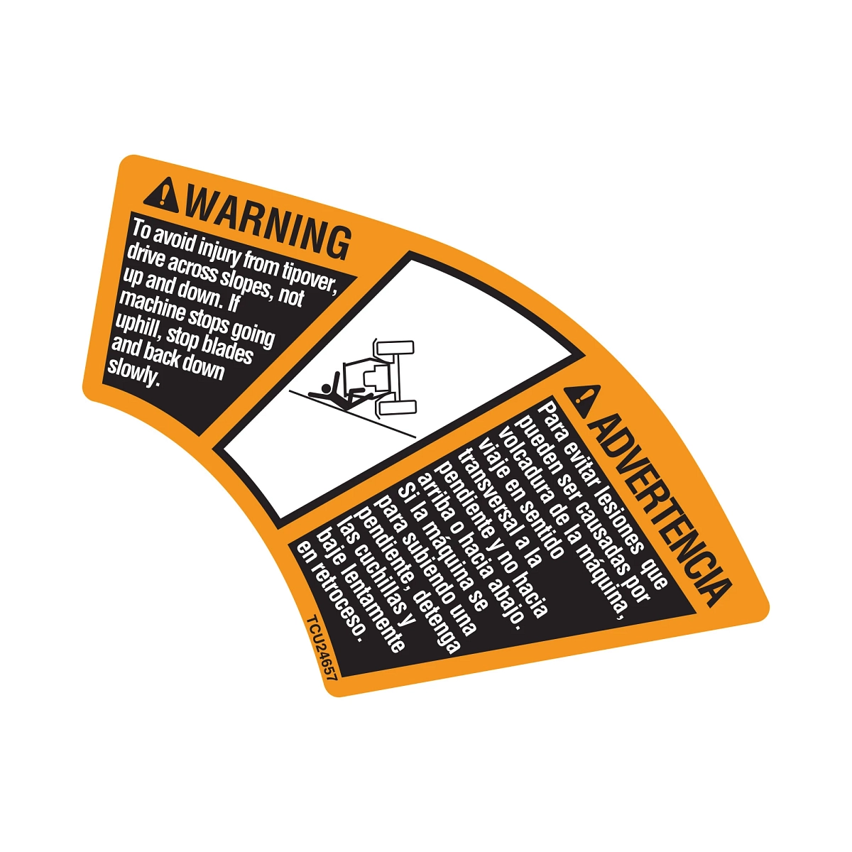 Label, Warning (Tipover)