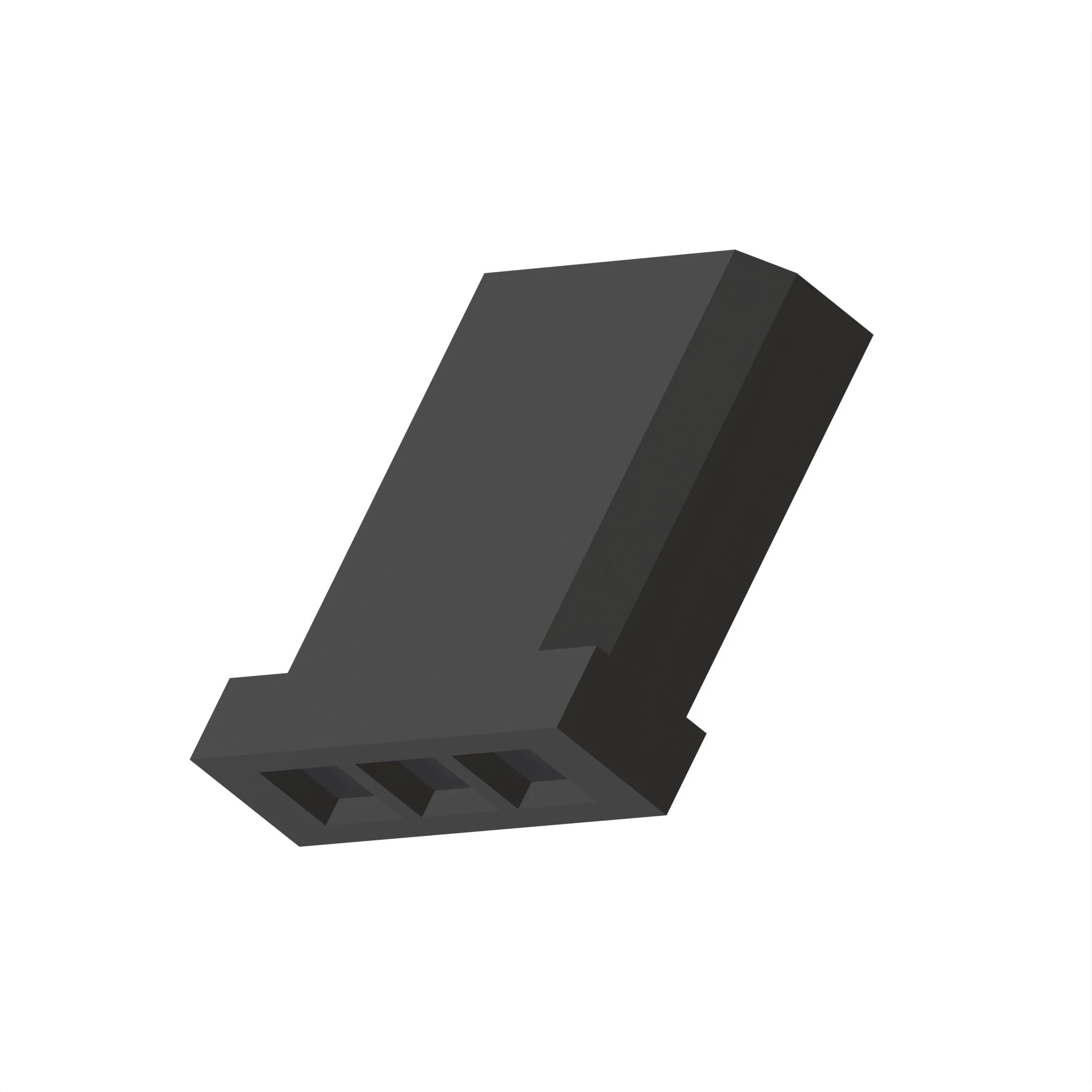CONN TYCO FASTON 3W F NTRL PLSTC