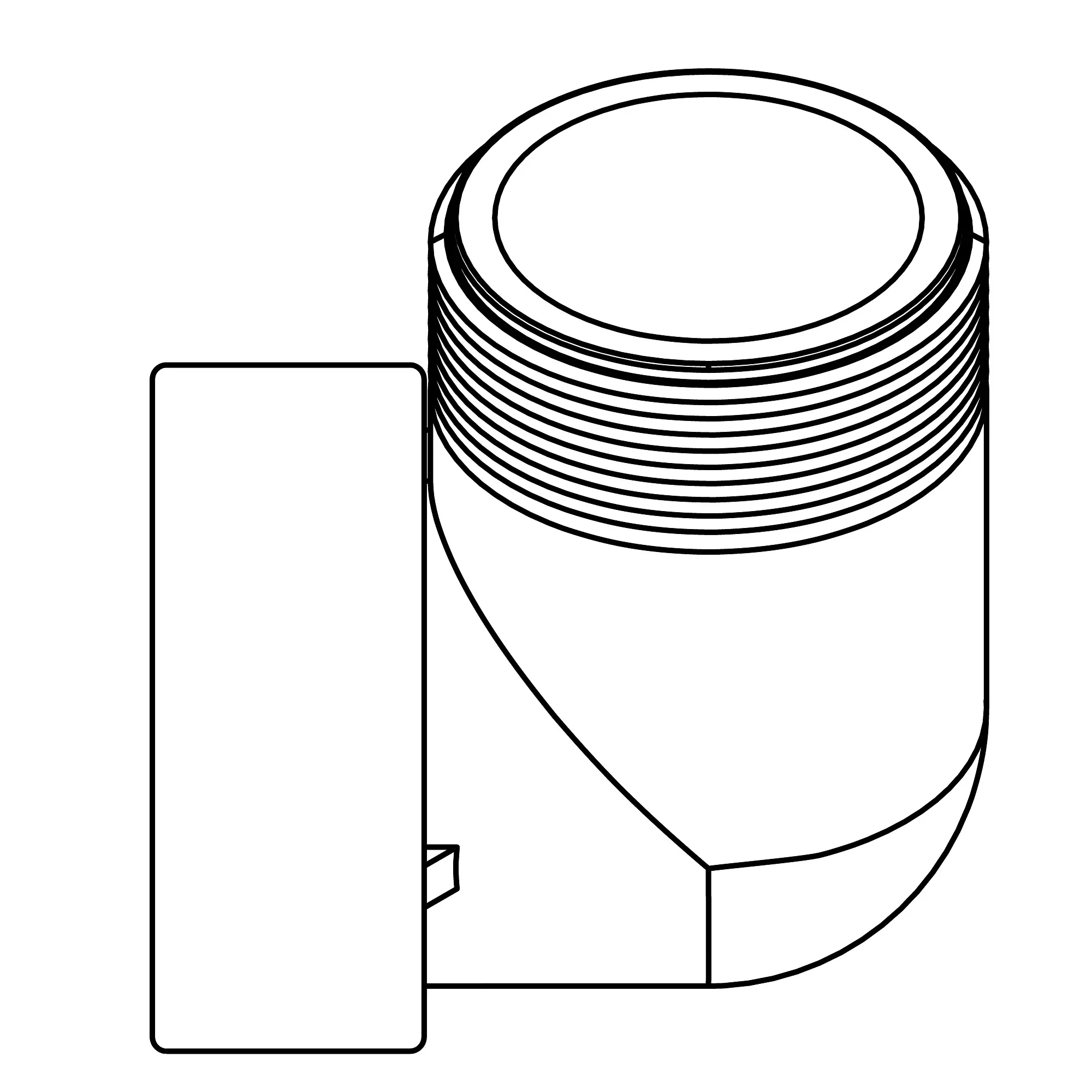 John Deere Elbow Adapter Fitting - PMSL300-90