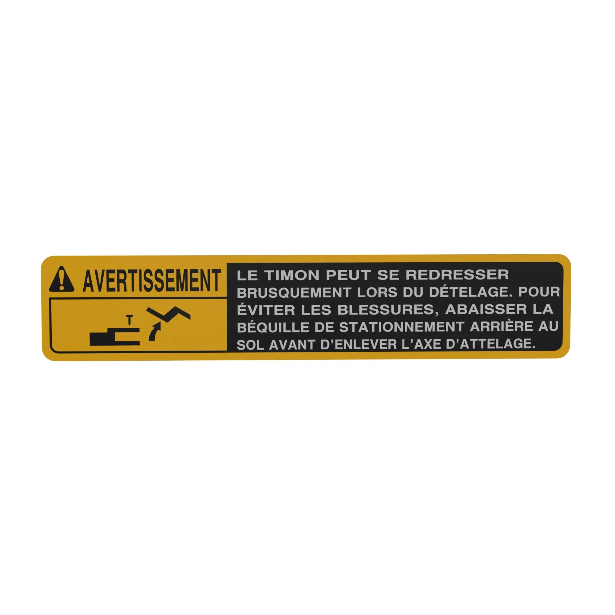 Decal - Warning (French)