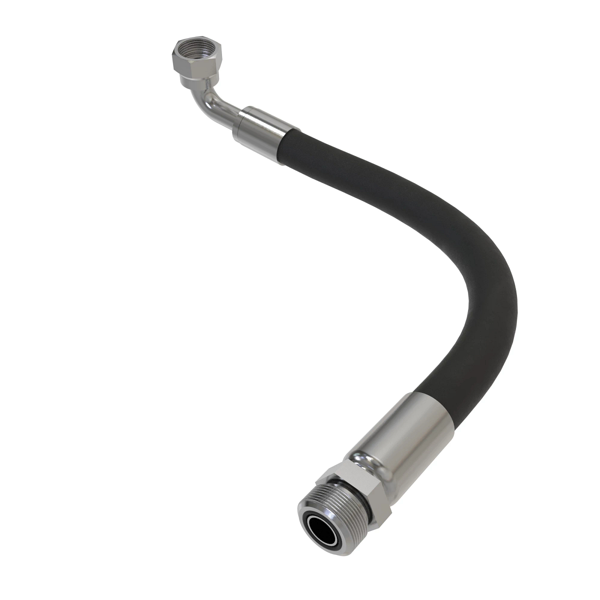 John Deere HMU Pressure Steering Hydraulic Hose - TA10305