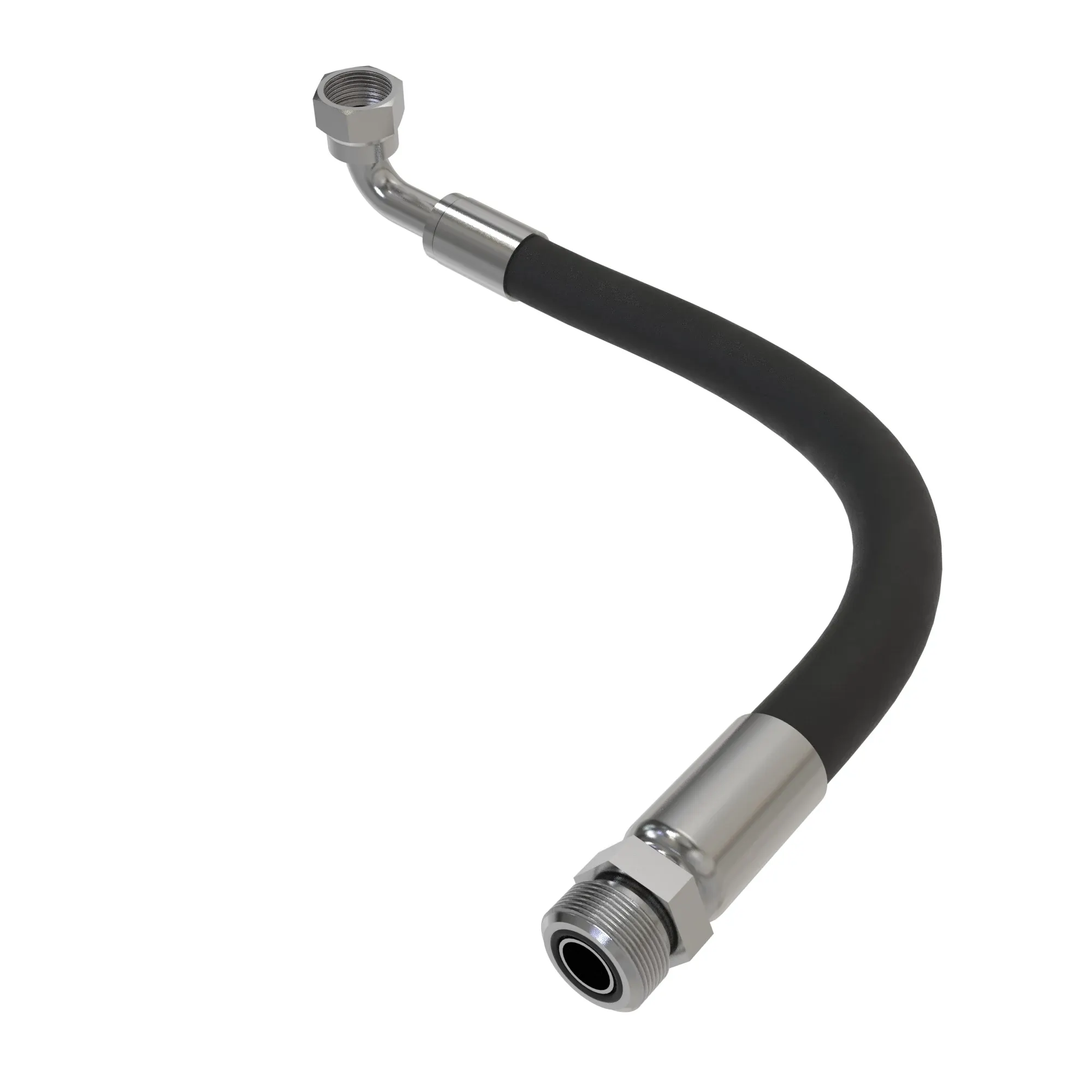 John Deere HMU Pressure Steering Hydraulic Hose - TA10305