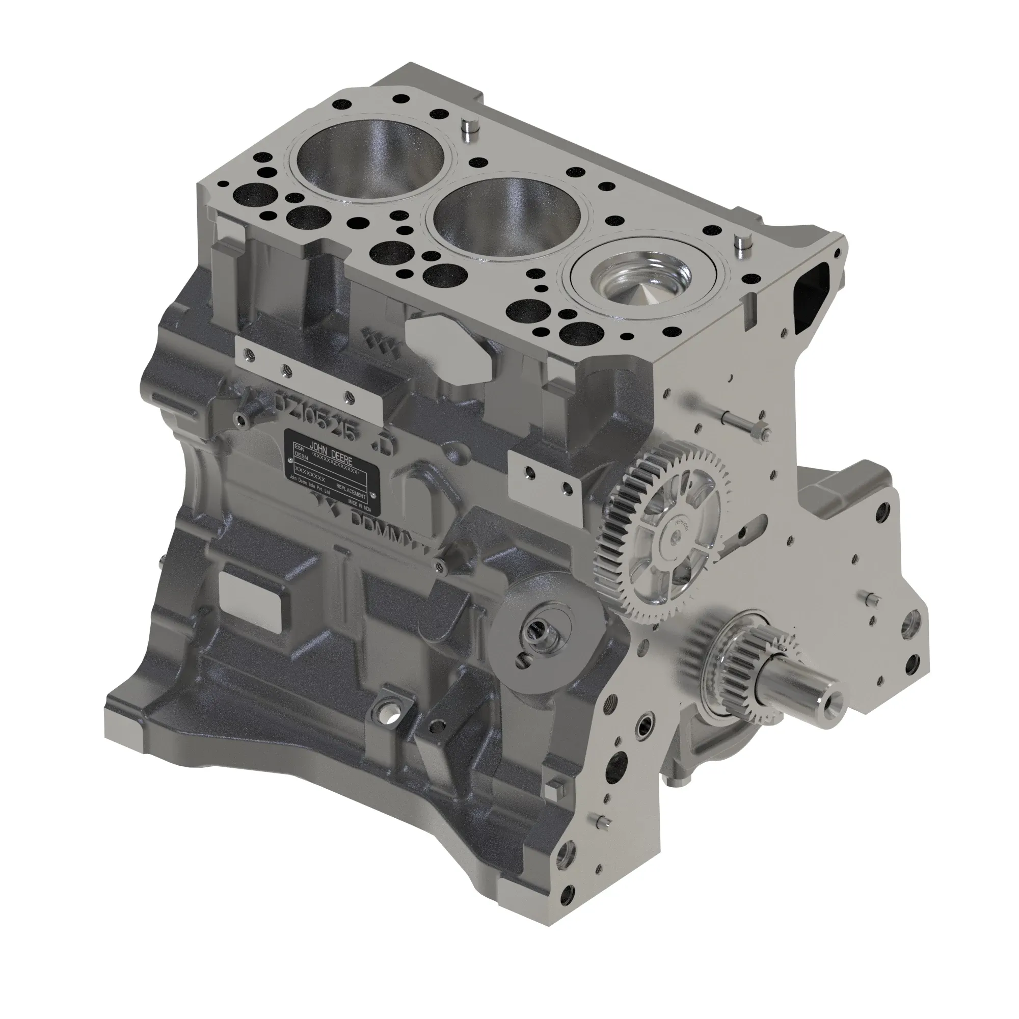 John Deere Short Block Assembly, 3029, FT4 - DZ121728