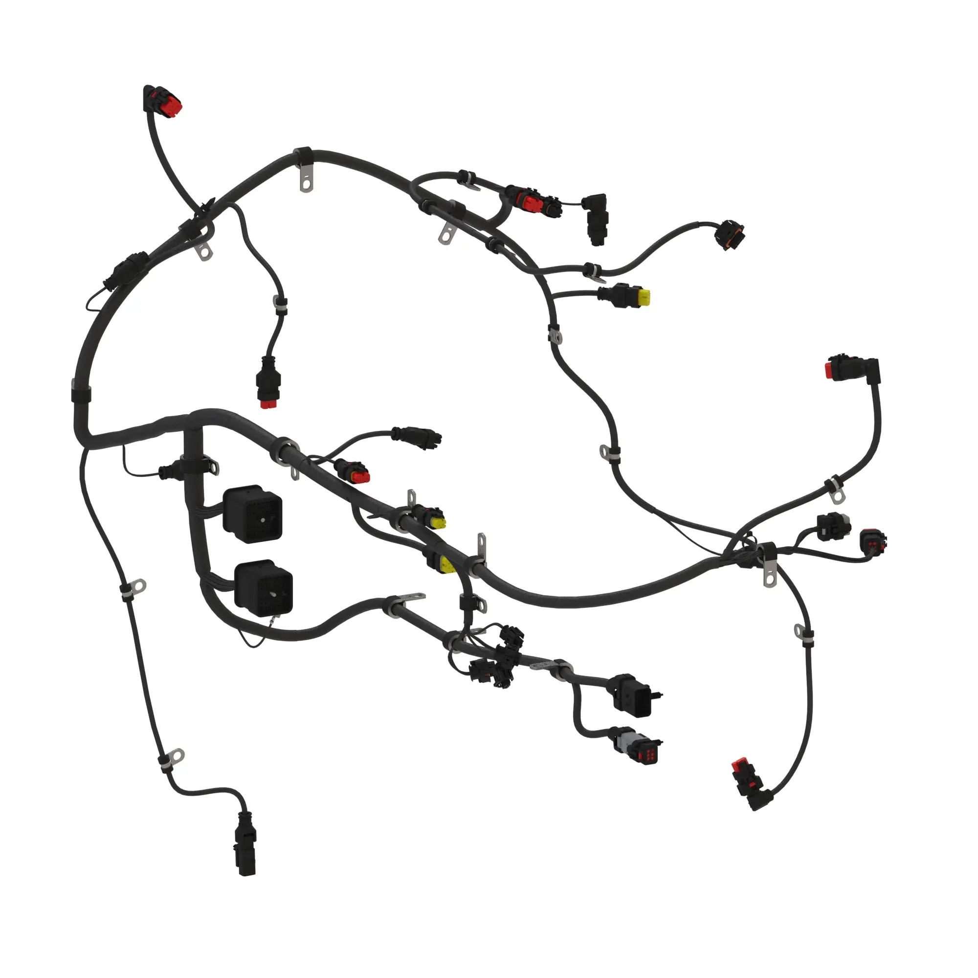 ENGINE HARNESS, 6135 IT4 C&F BULKHEAD CONNECTION HW2