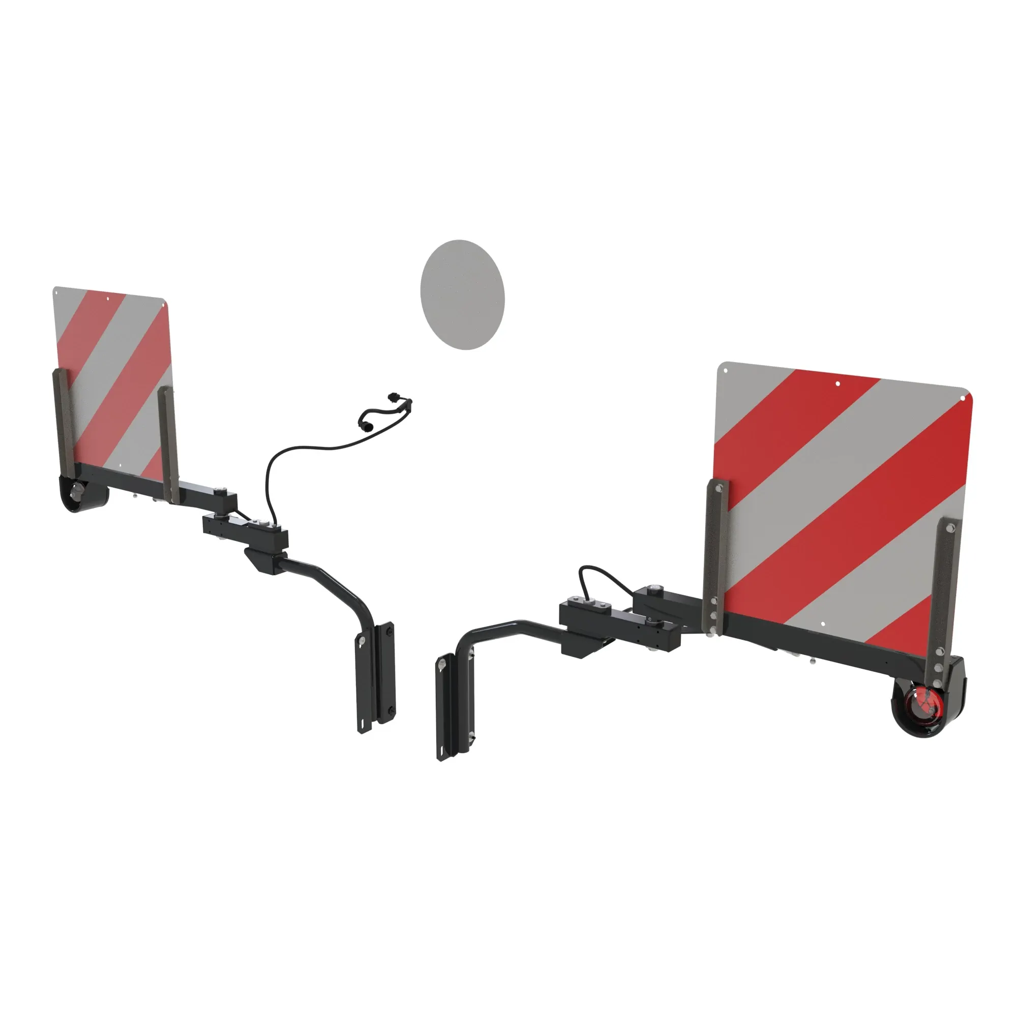 EXTREMETY LIGHT AND WARNING SIGN  (MAX. OVERALL WIDTH=2750-3000)
