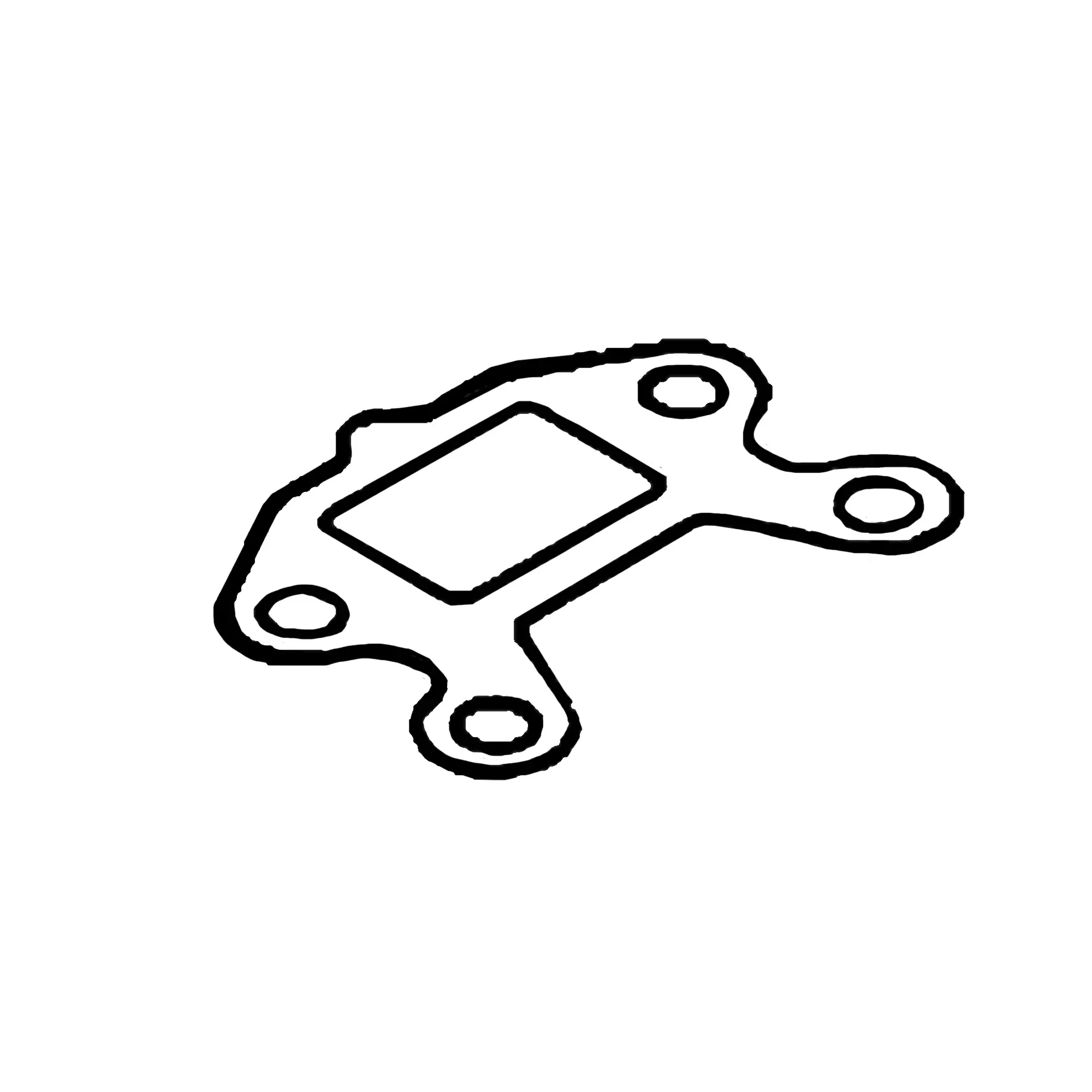 John Deere Exhaust Gas Recycling Valve Gasket - MIU802437