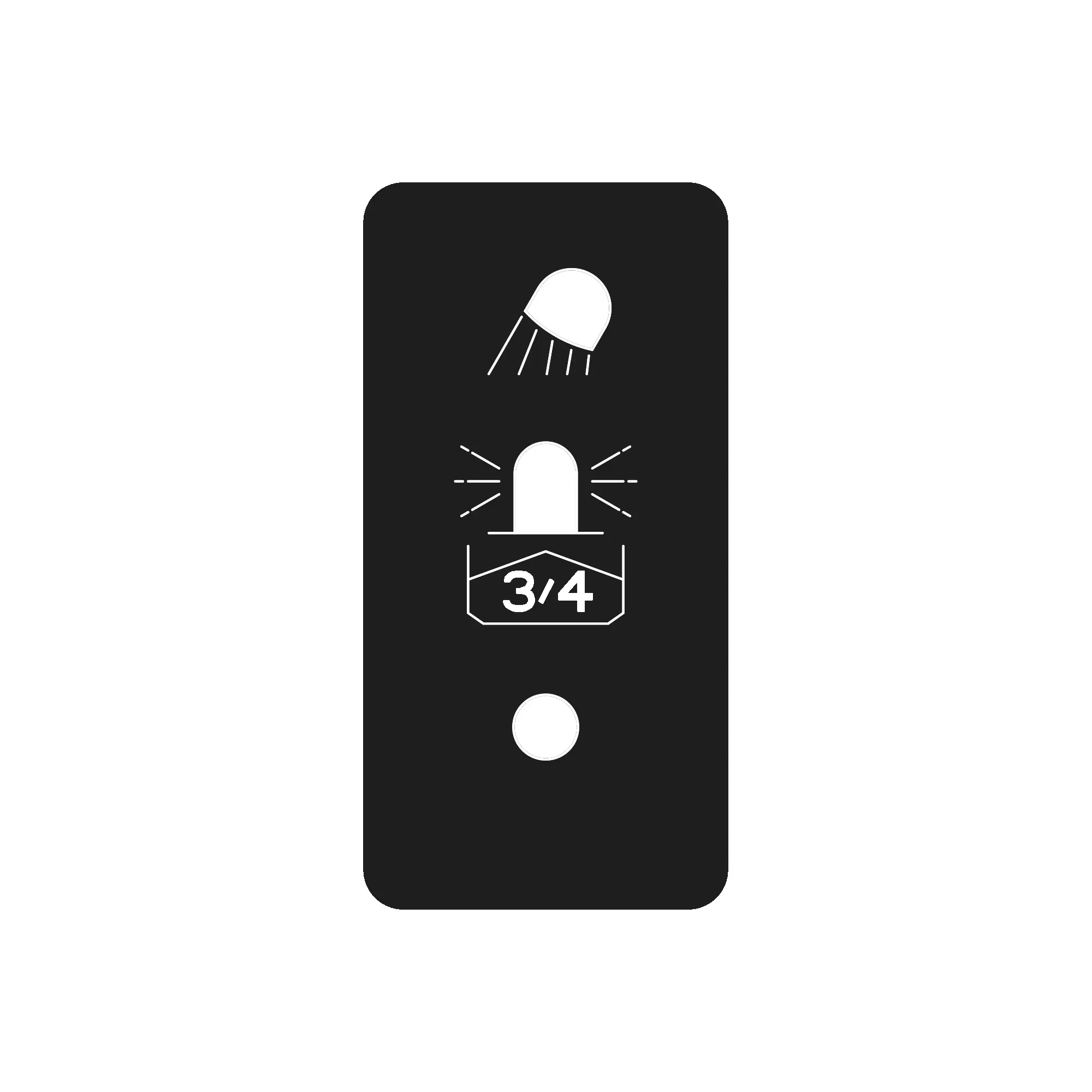John Deere Rocker Filed/ Auto beacon Label - H174517