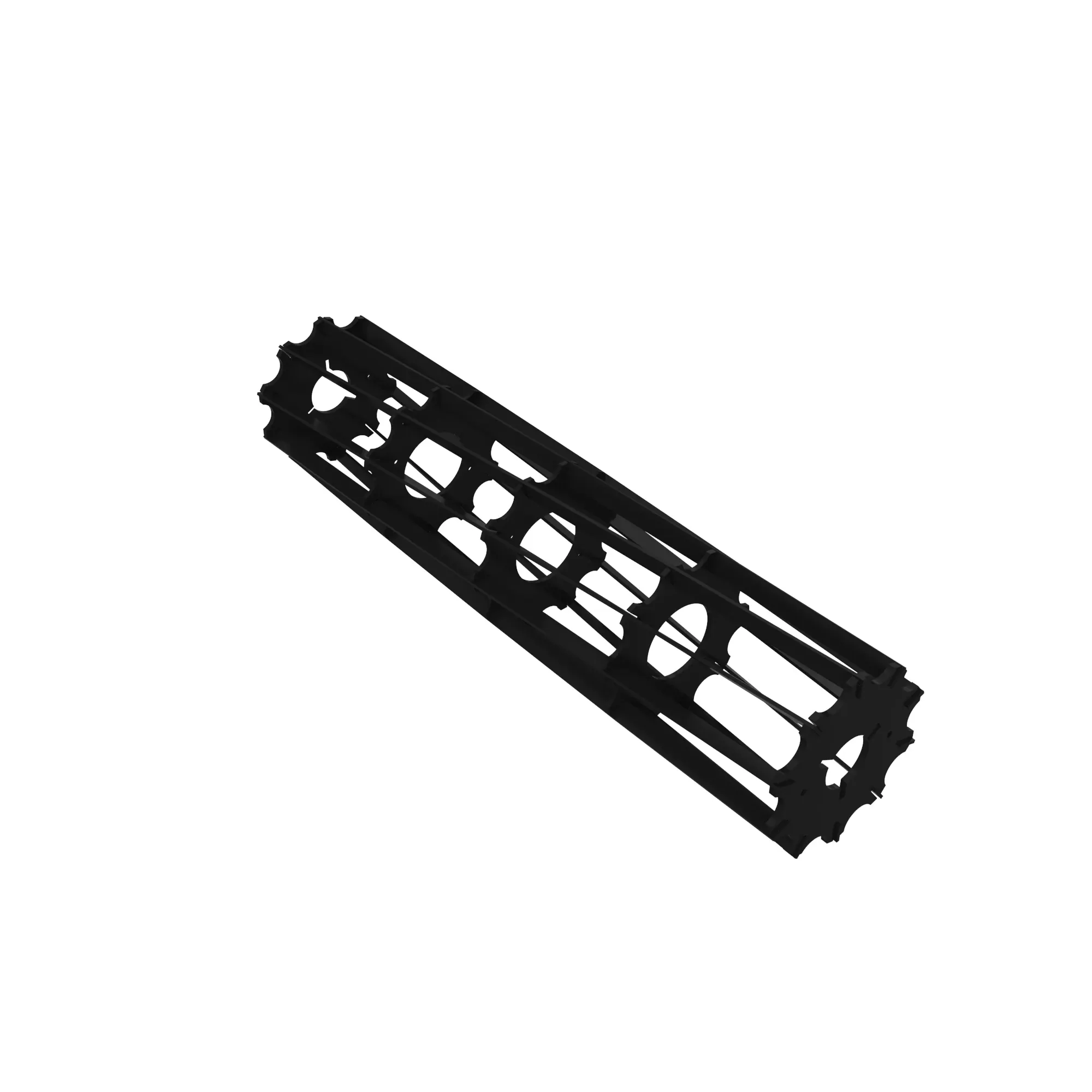 ROLLING BASKET, FLAT BAR - 5FT