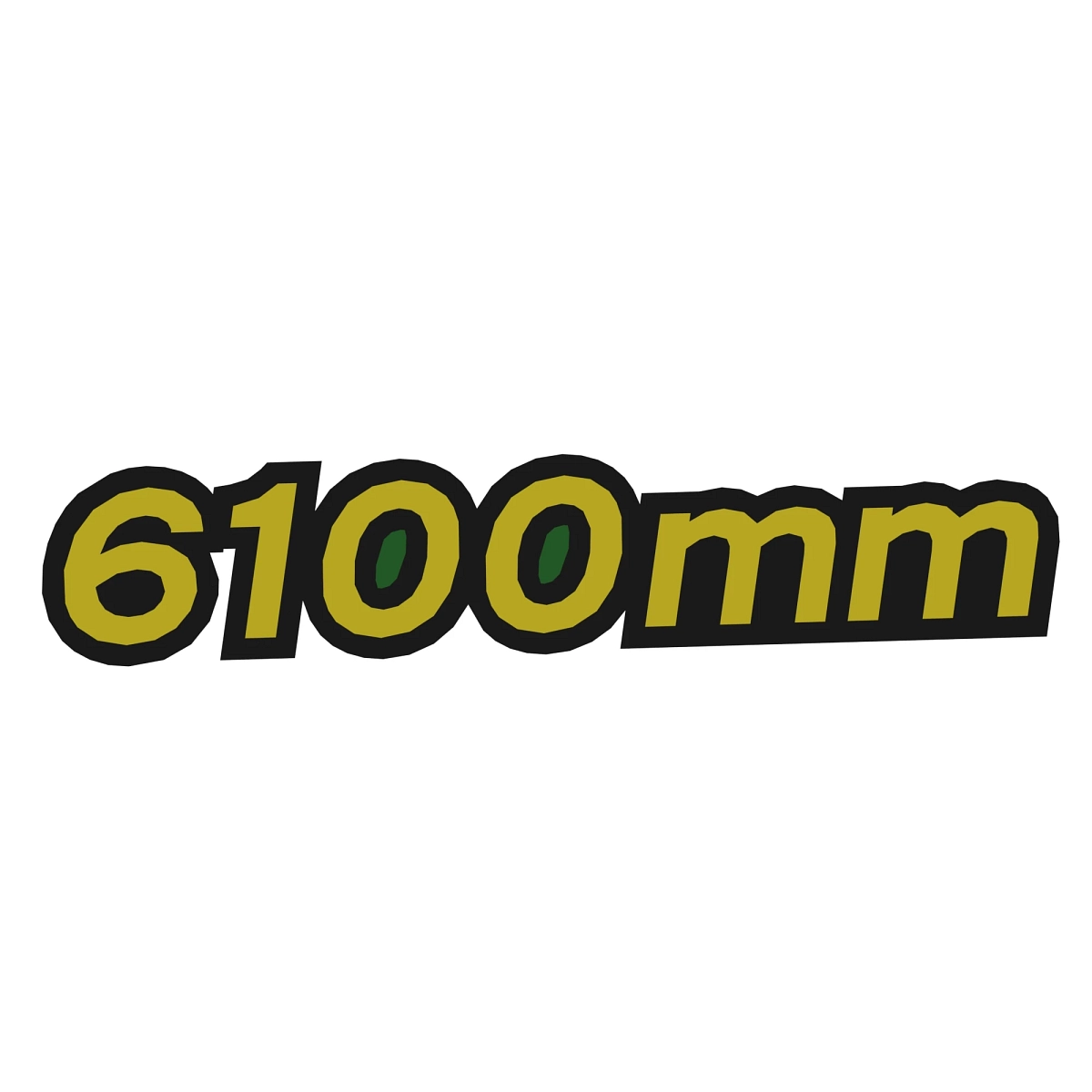 Label, 6100 Frame Corn Head