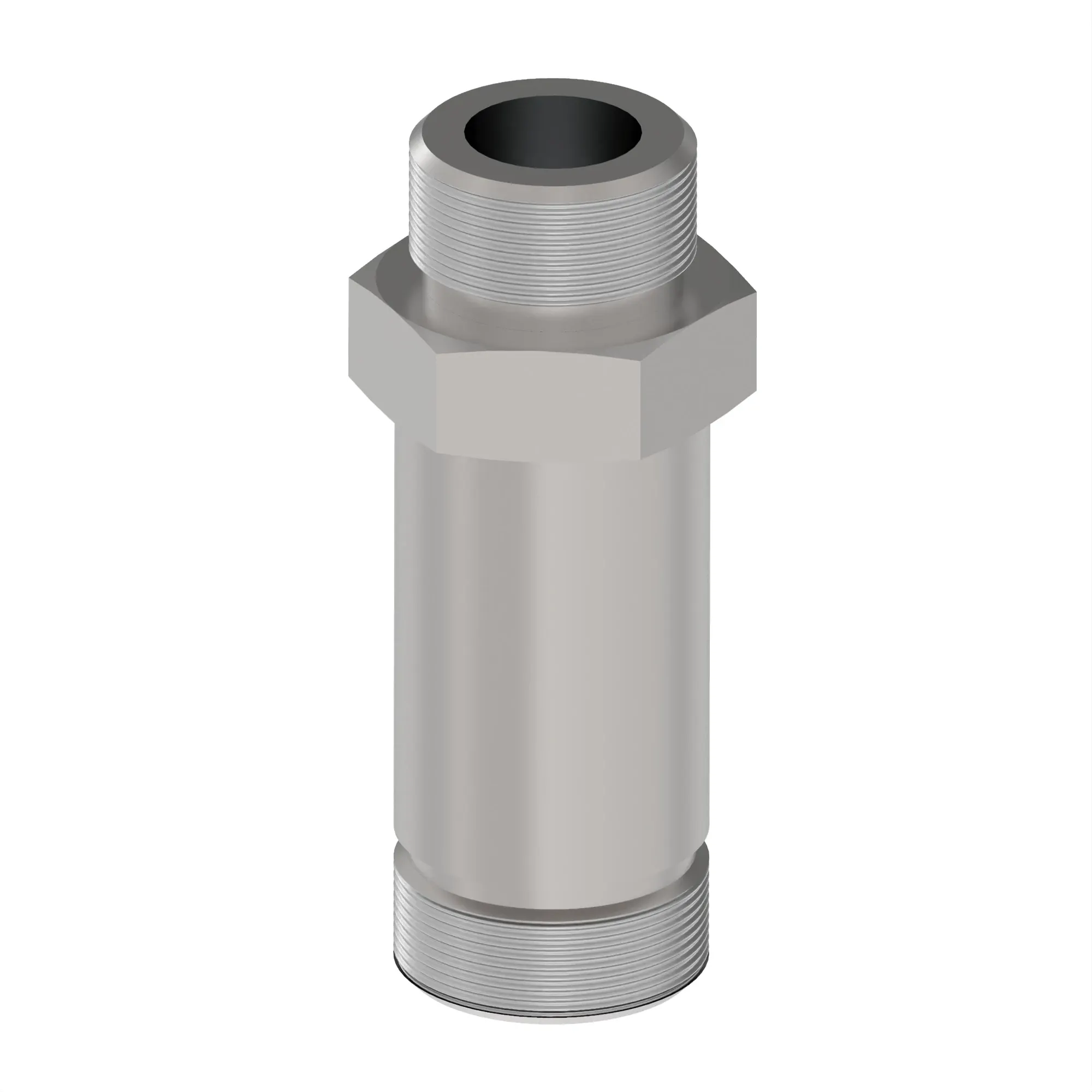 STUD STRGHT, LONG ORFS W/METRIC HEX
