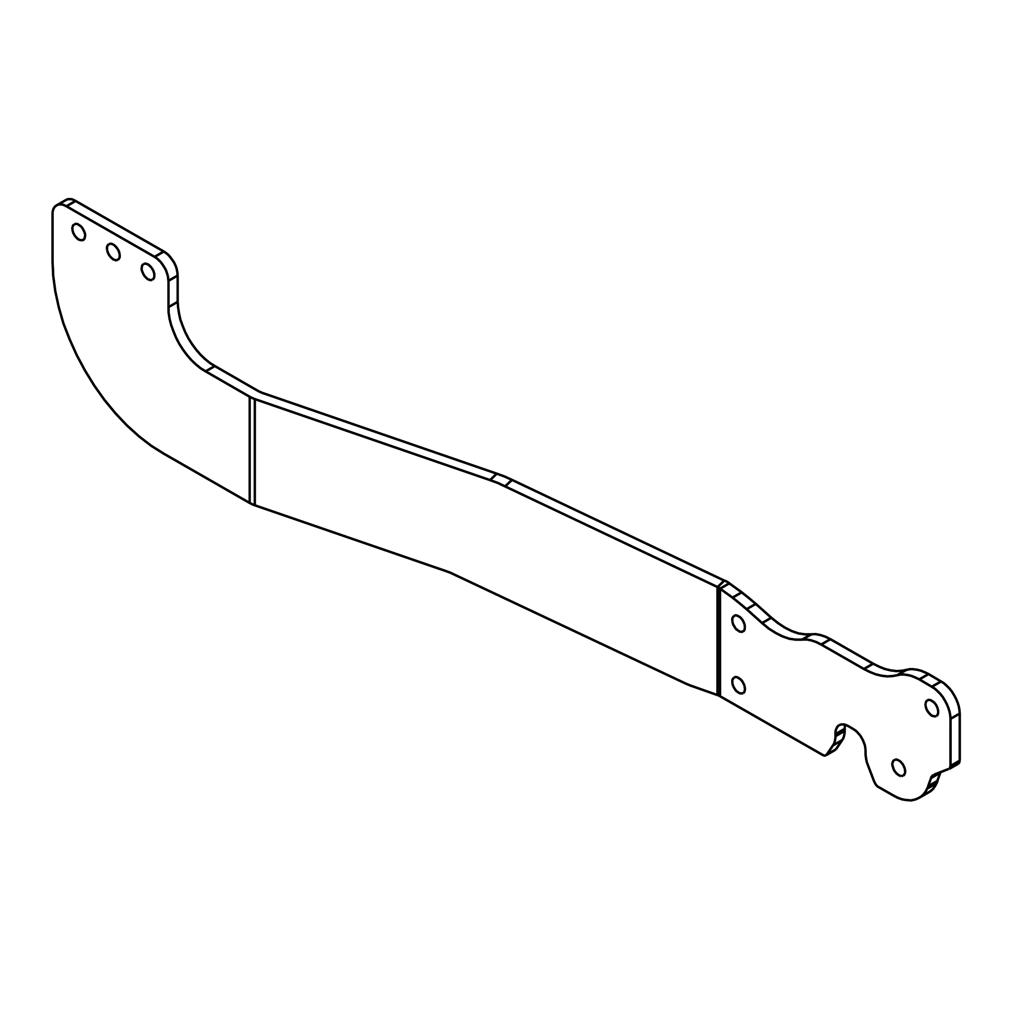 John Deere Mounting Brace - LVU26690