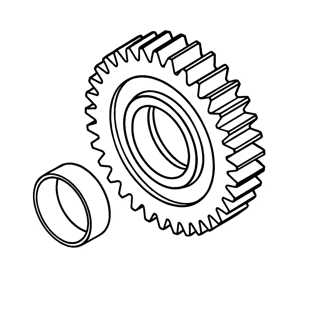 John Deere Helical Gear - LW9072633