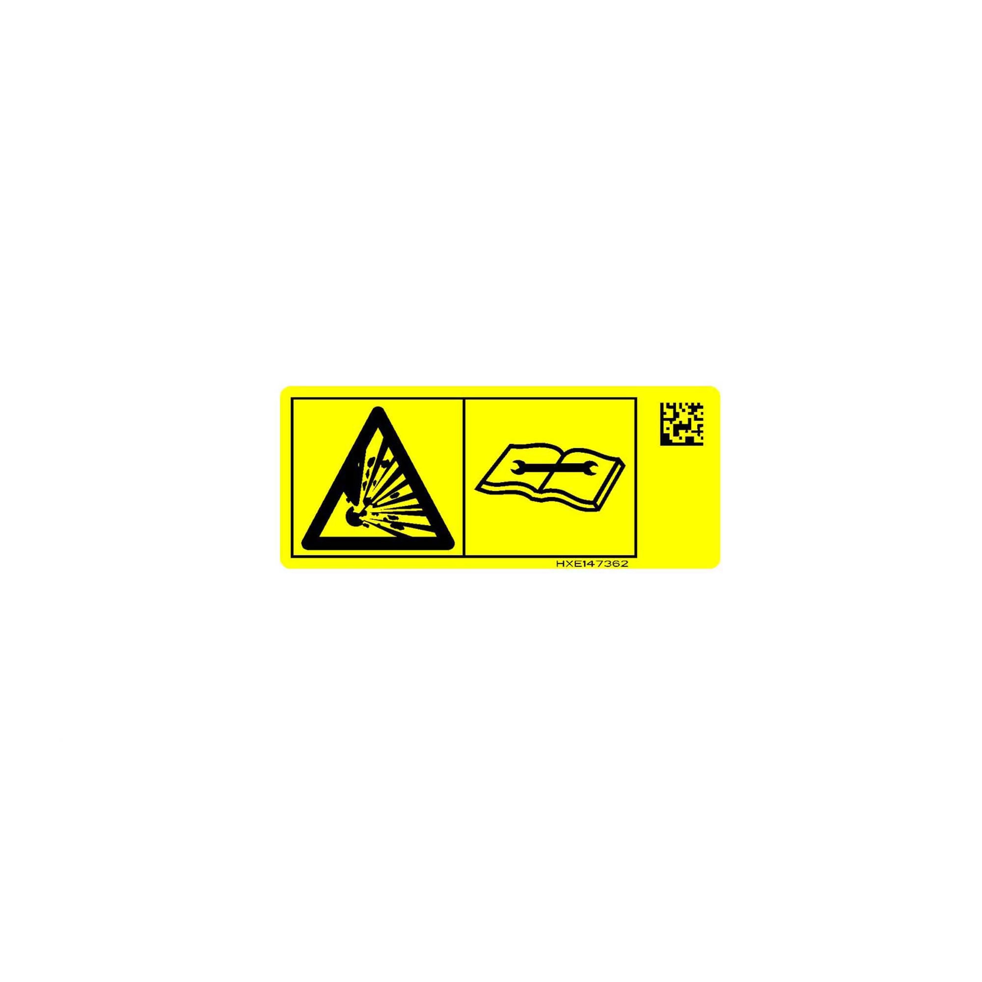 LABEL, ACCUMULATOR WARNING, NO TEXT