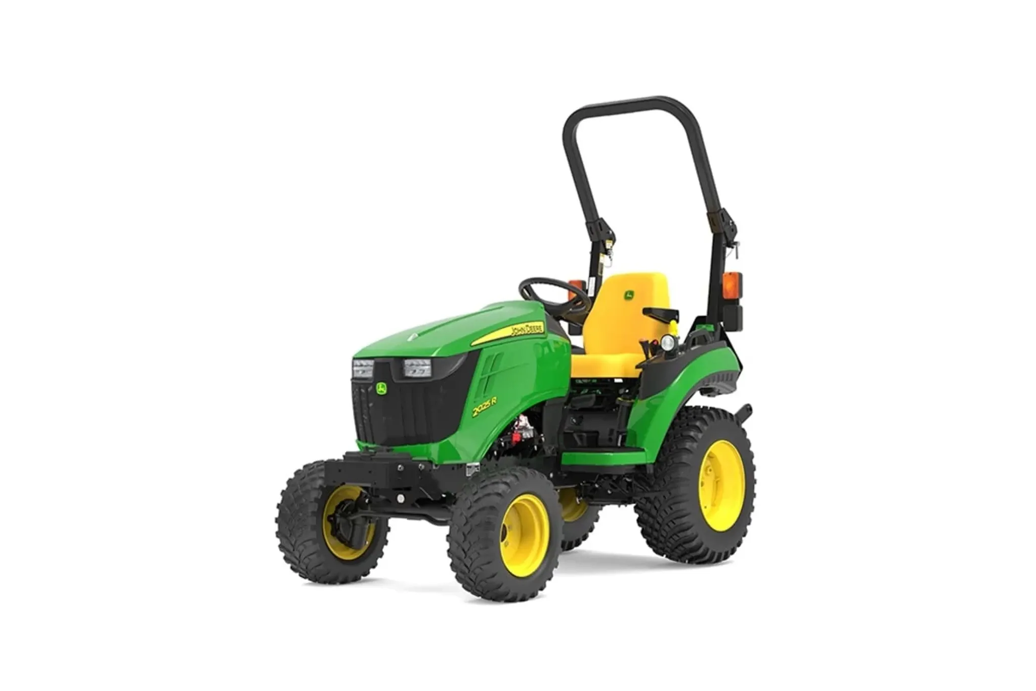 Front left studio view of 2025R Tractor