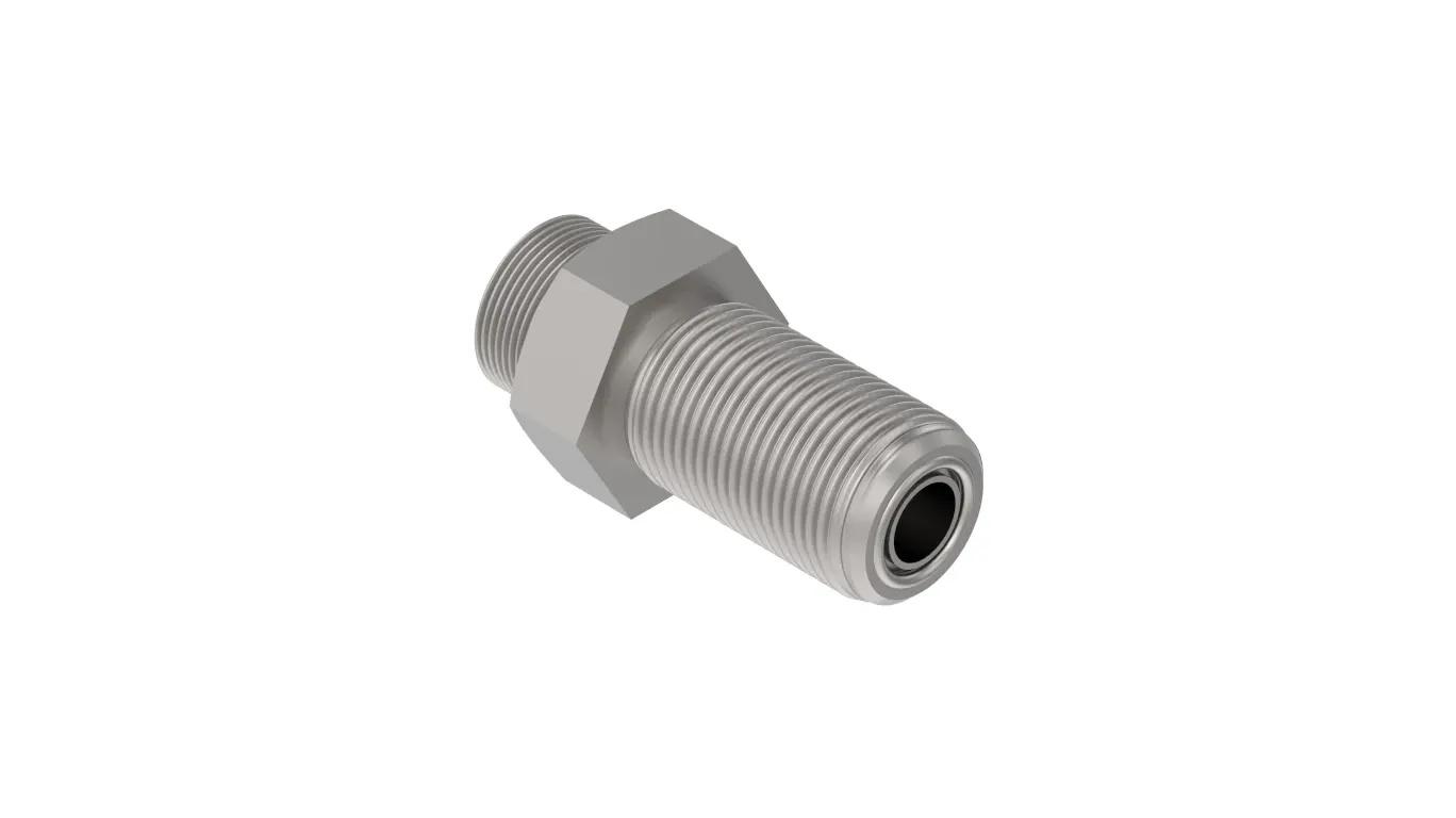 John Deere Straight Adapter Fitting - 62H1066