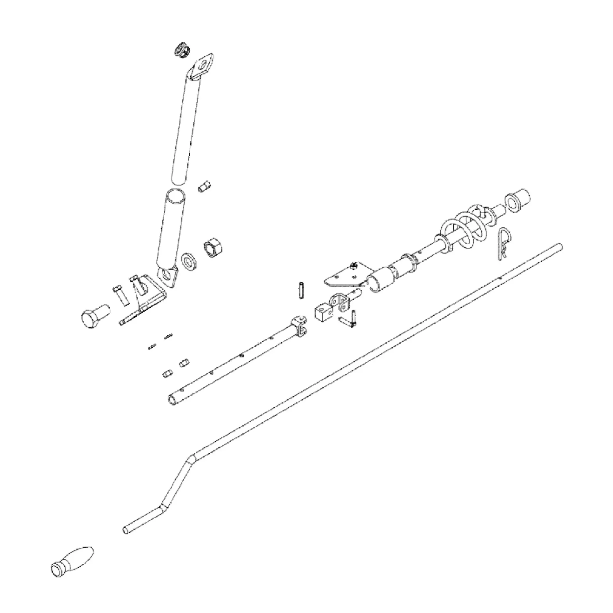 John Deere Manual Chute Rotation Attachment - 5RDF0016