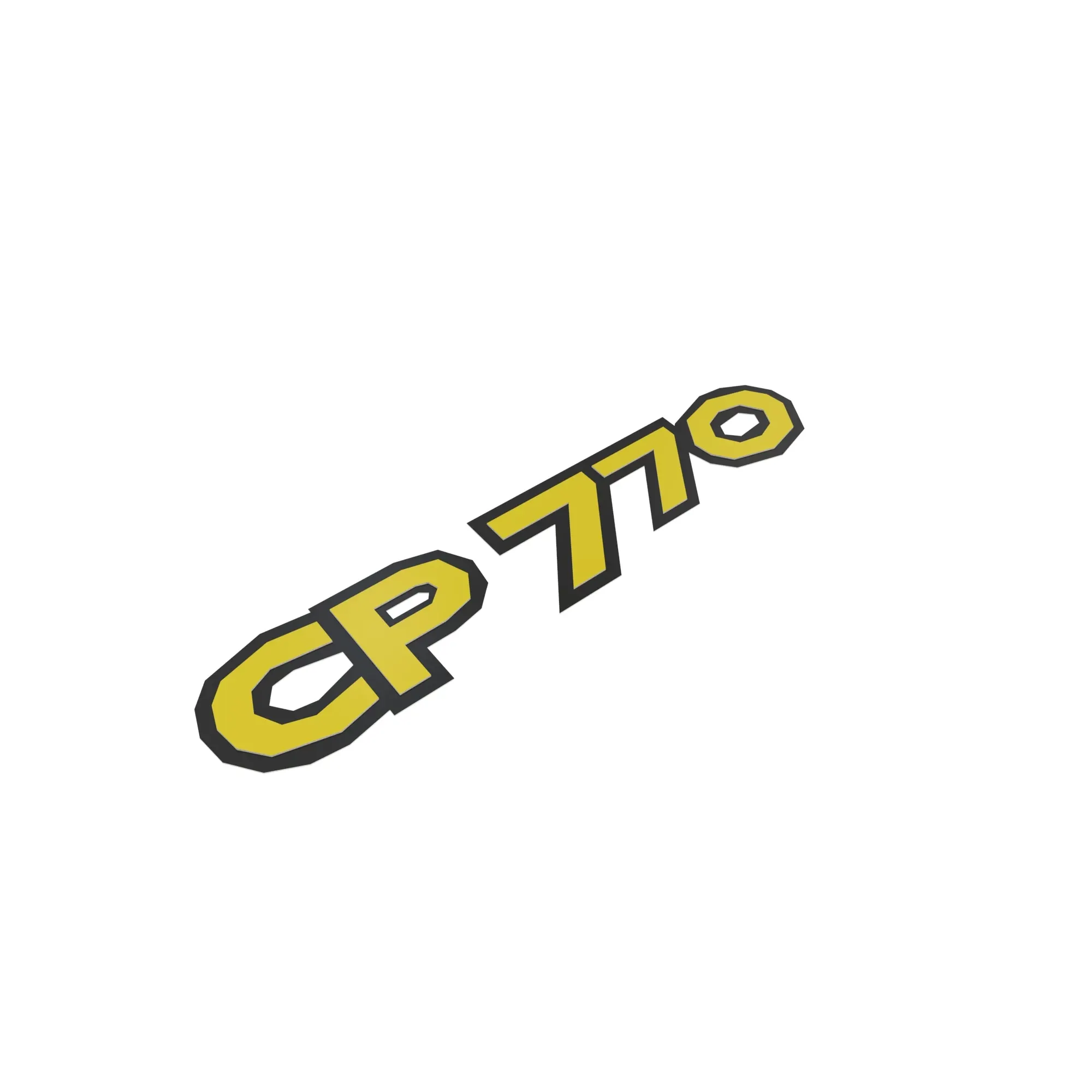 John Deere CP770 Model Designator Label - KK82937