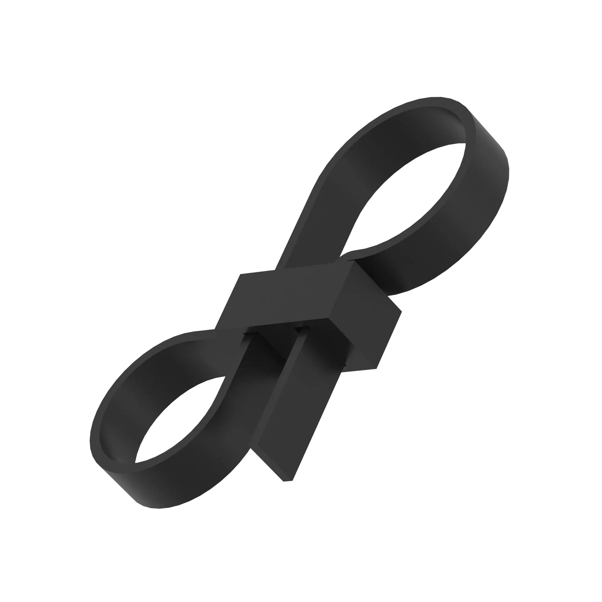 ACCY TYTON WIRE TIE BLACK NYLON