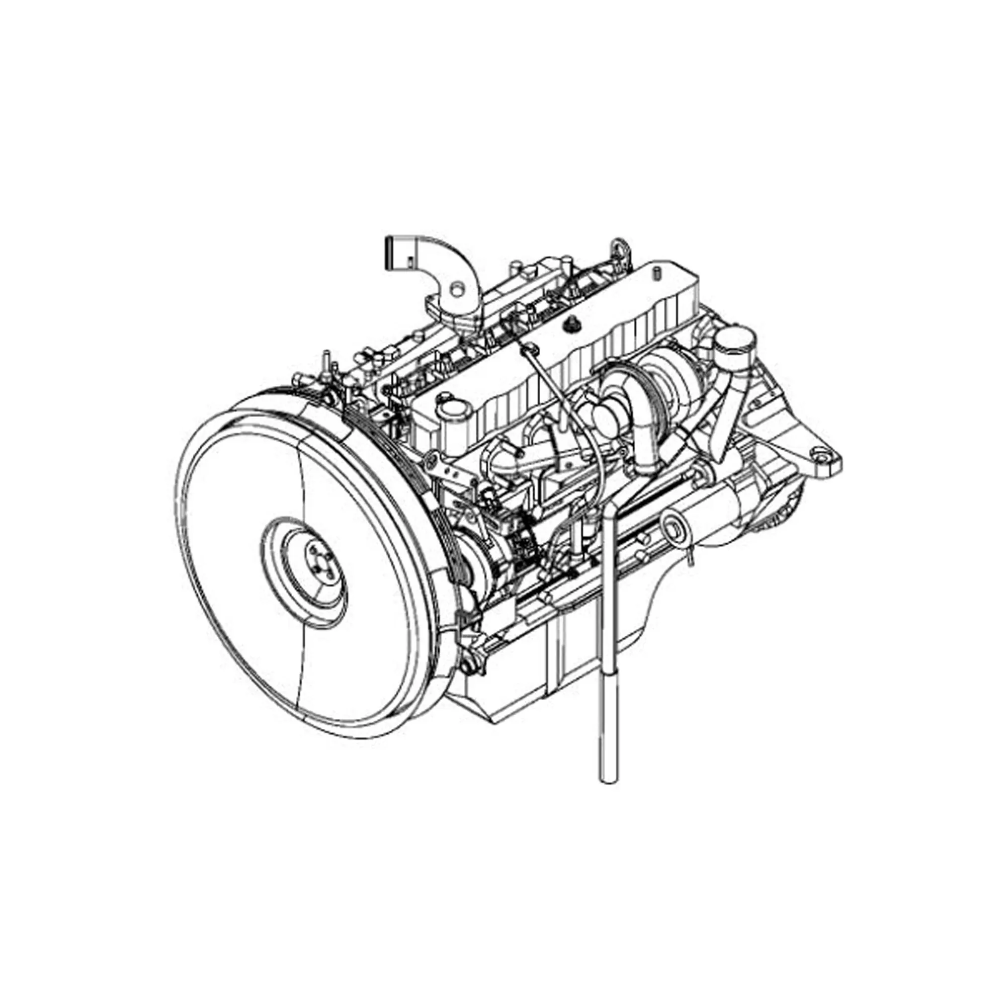 John Deere Diesel Engine, 5.2 Liter - 6BG1TRA01
