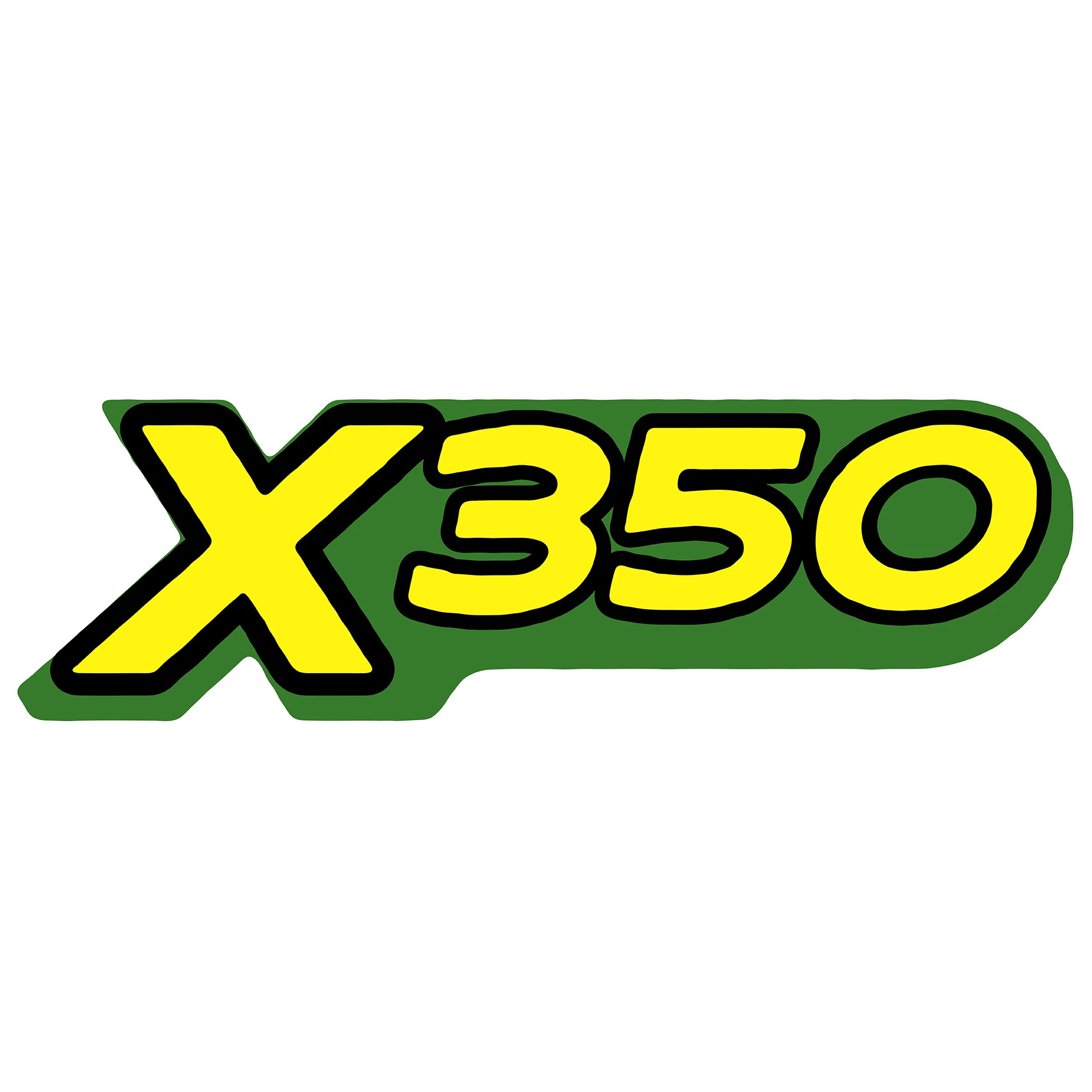 John Deere Model X350 Label - M173516