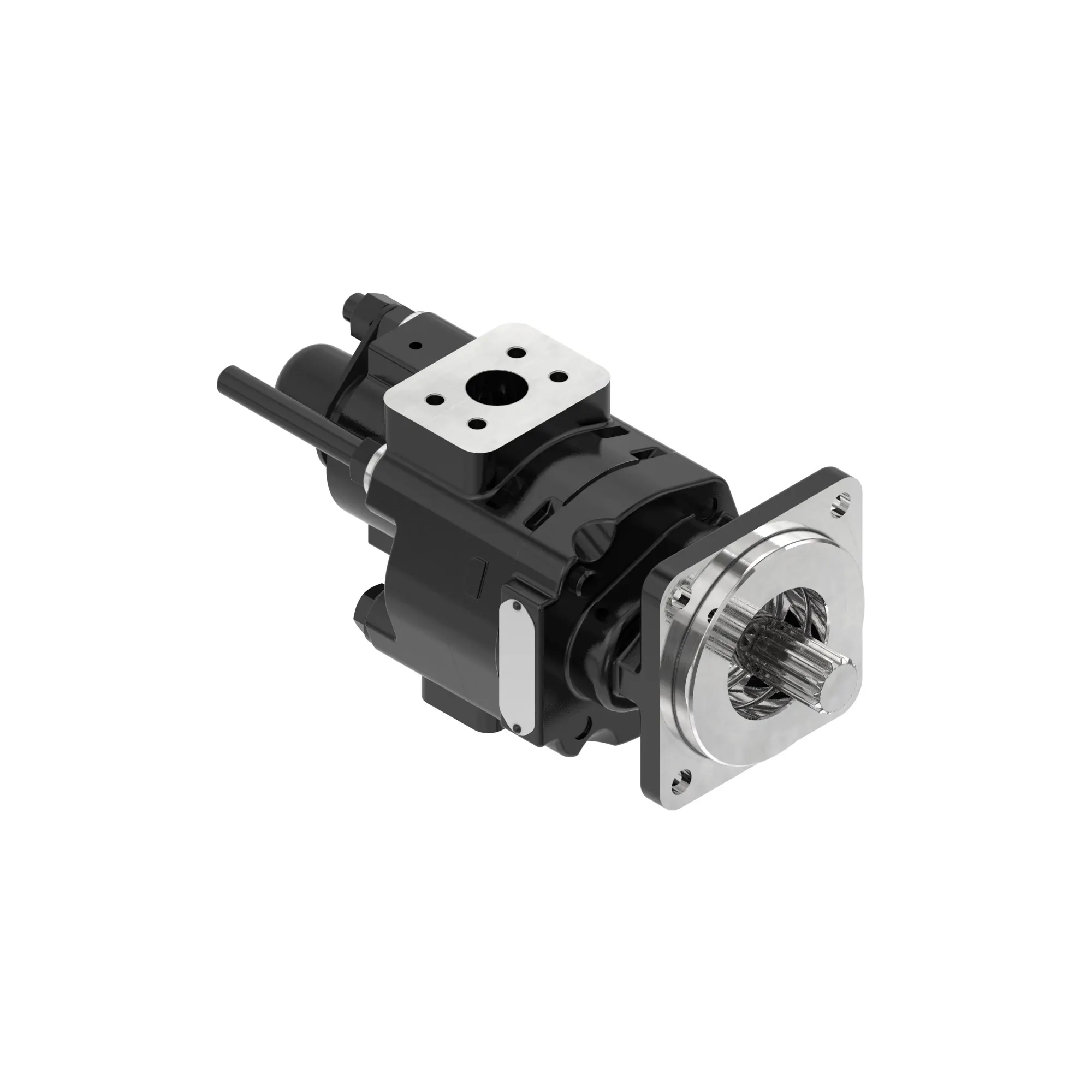 John Deere Hydraulic Pump with Drive through Shaft - AT432151