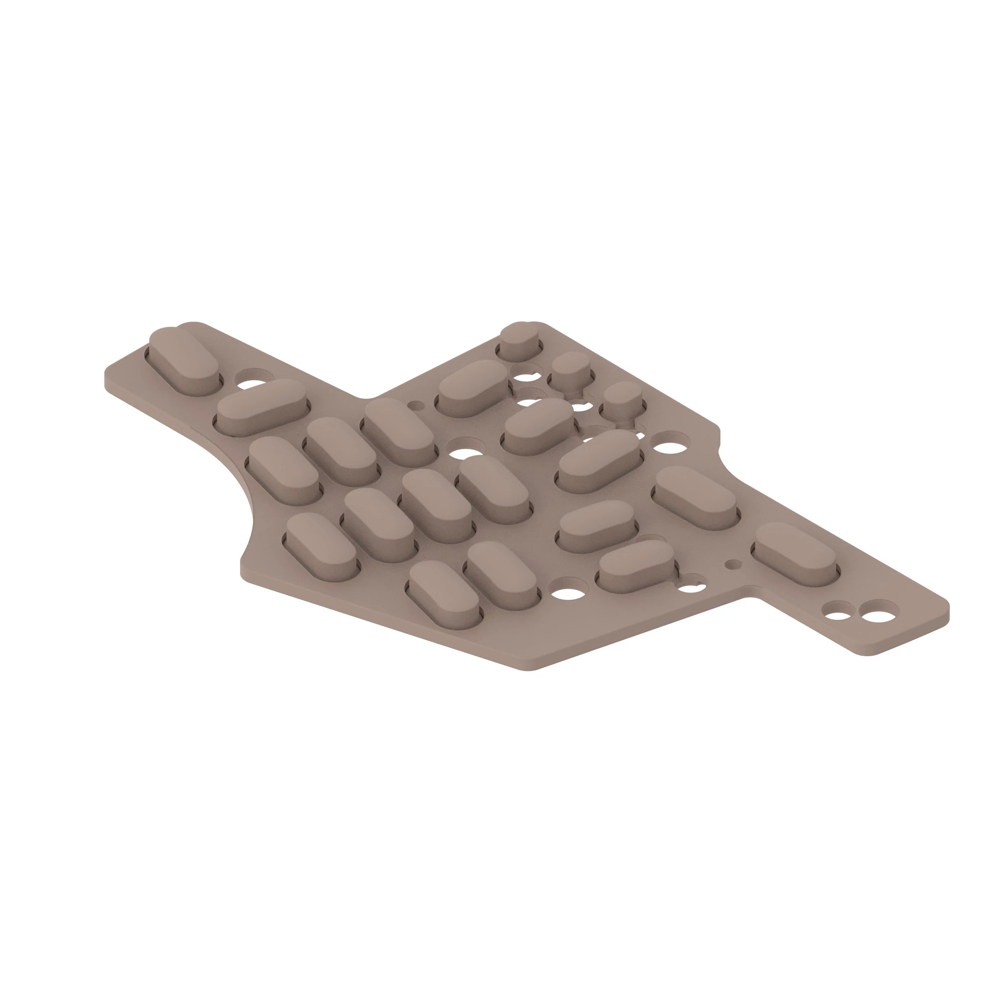 John Deere Right Side Elastomeric Keypad - AXE26393