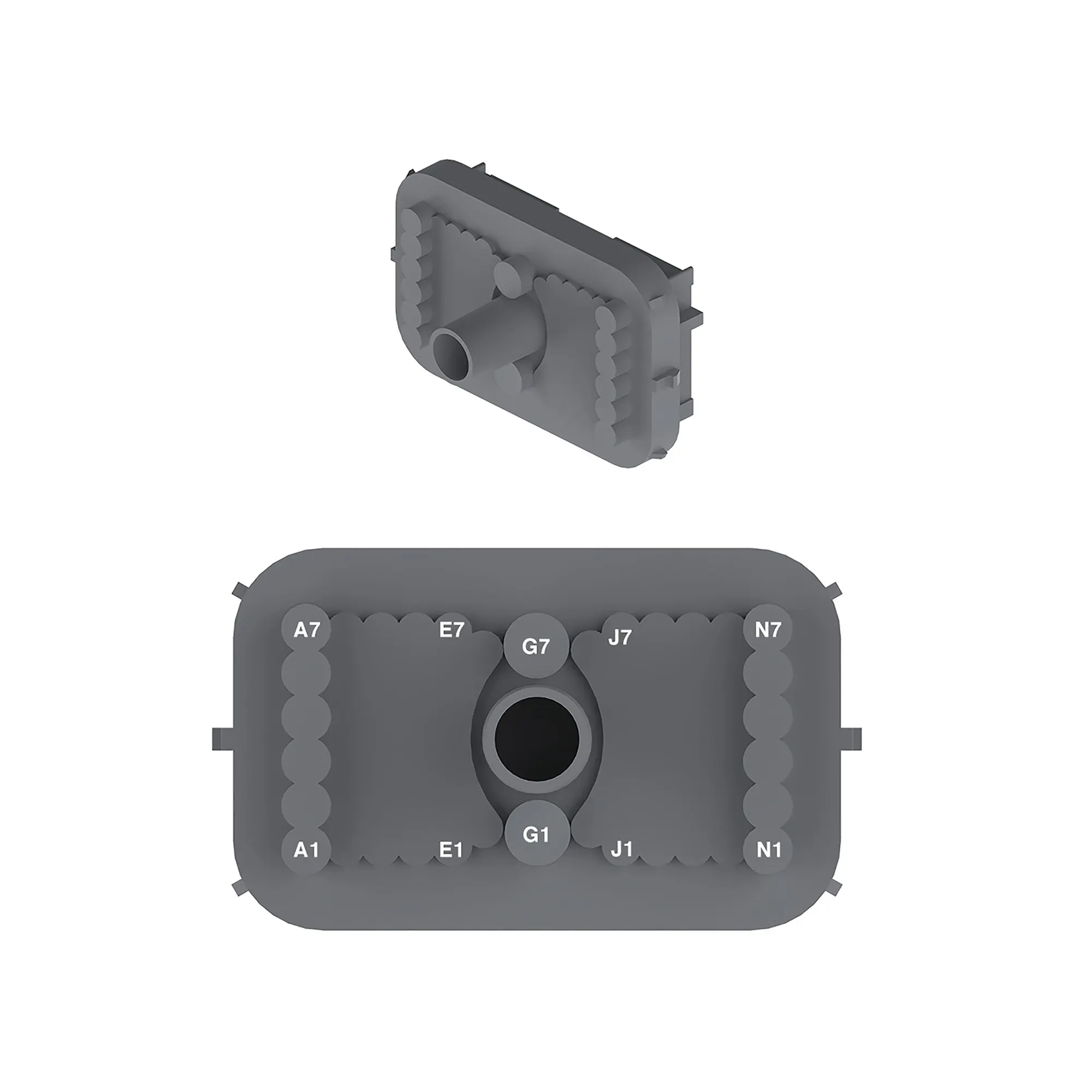 John Deere Electric  Connector Housing - 57M8027