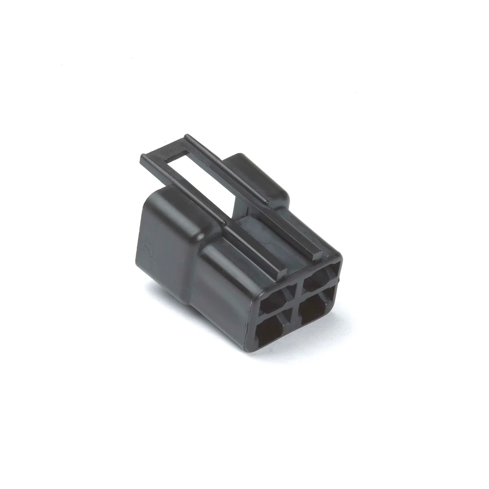 John Deere Black Internal Electrical Connector, 4 Cavities - T24166