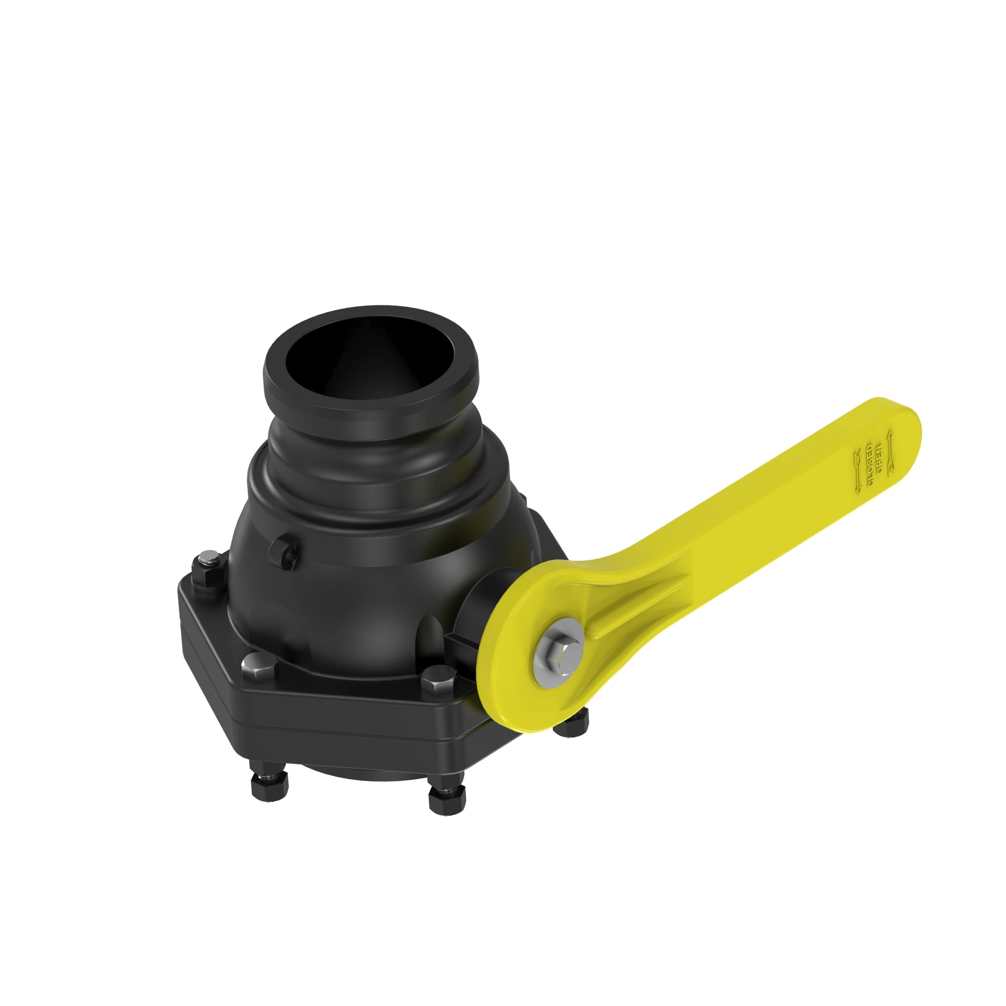 HAND OPERATED VALVE, VALVE, 3" FLAN