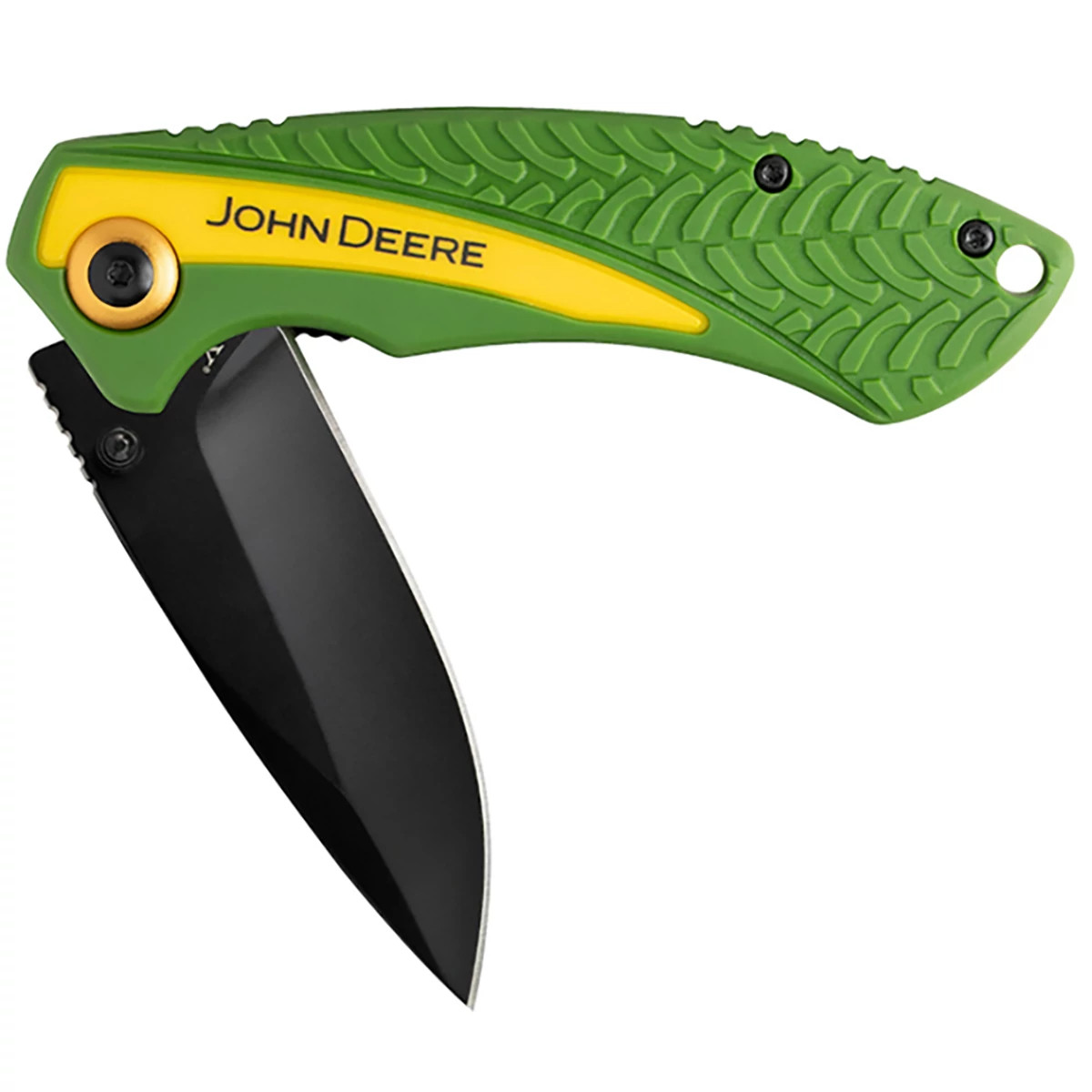 "TecX Yellow and Green Pocket Knife"