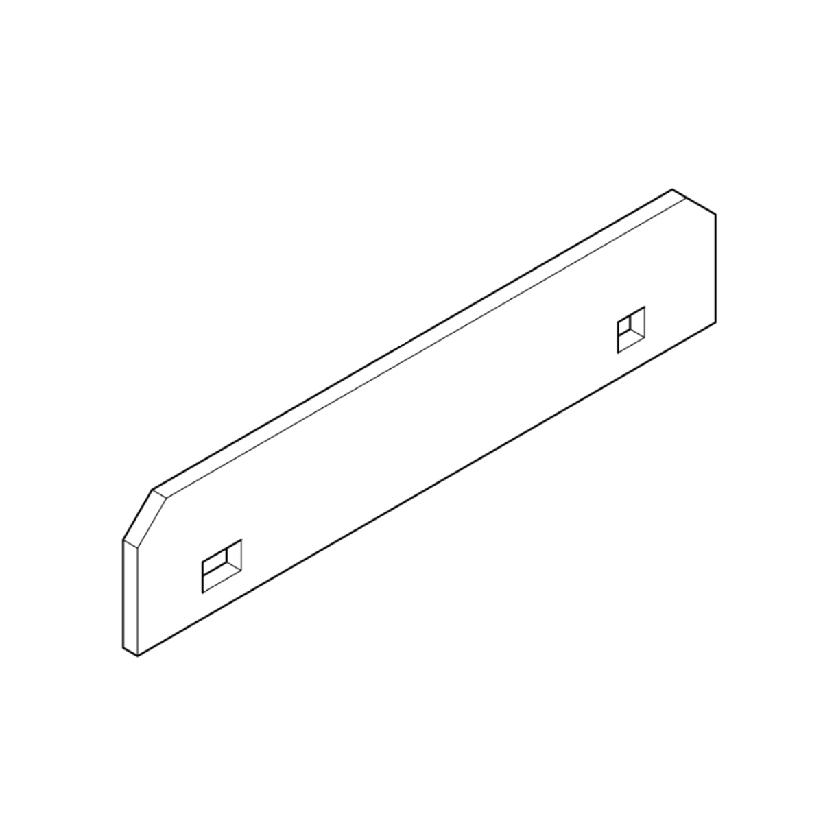 John Deere Feed Accelerator Smooth Wear Strip Kit - BH81489