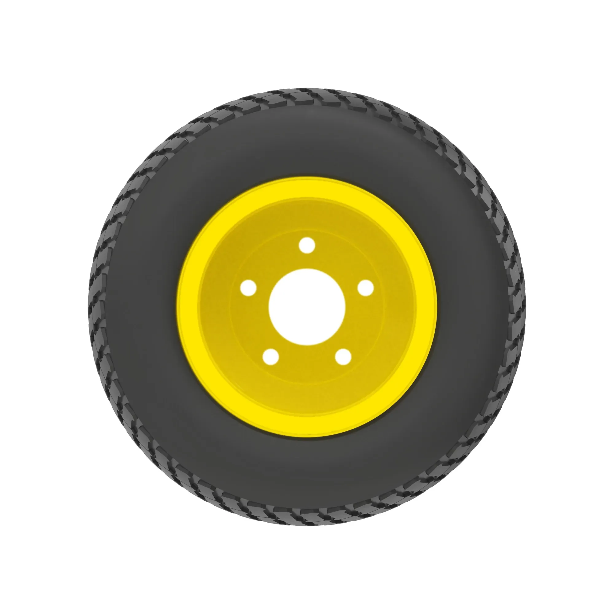 TIRE & RIM ASSY. 16-6.50 - 8 4 PLY