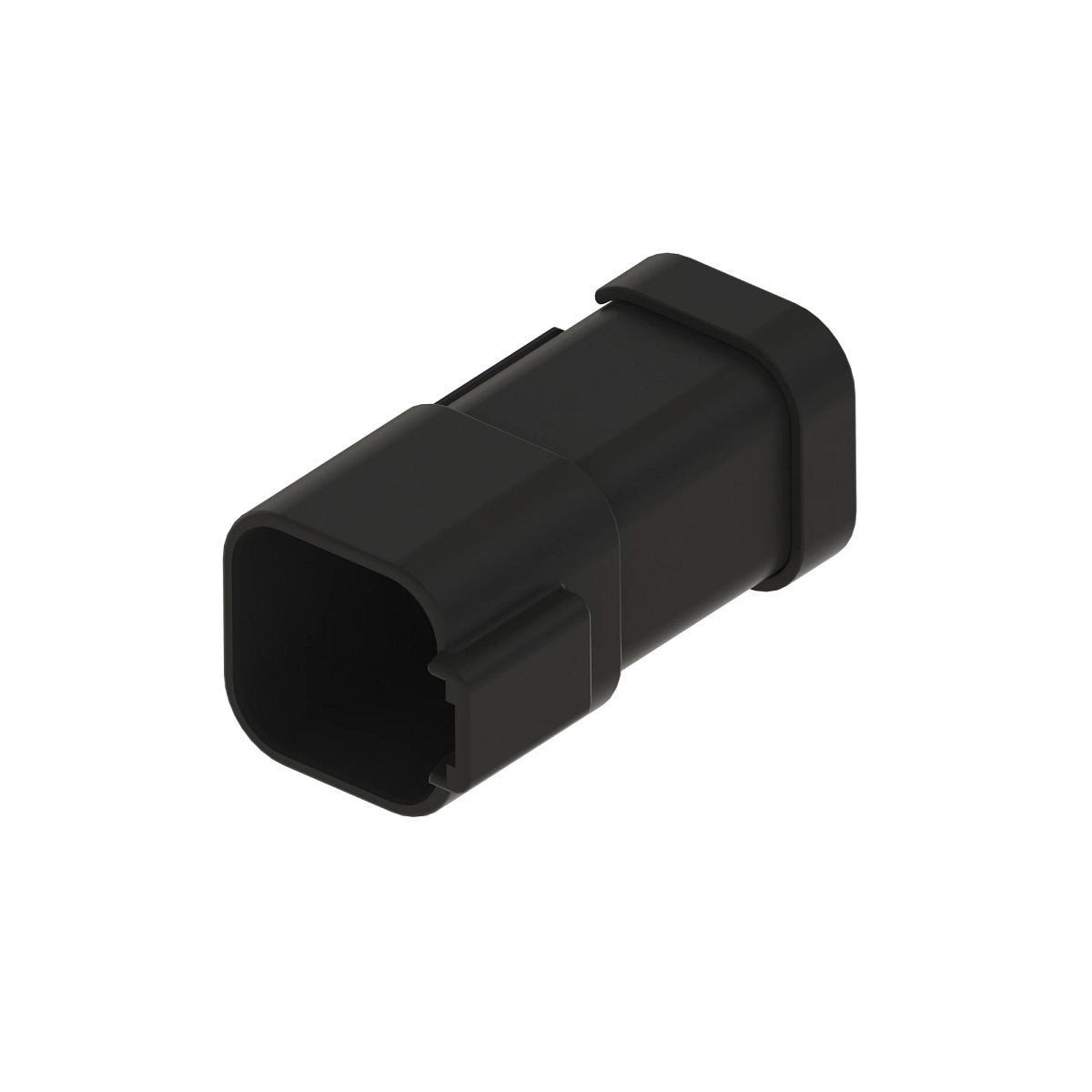 CONN DEUTSCH DT 6W FS BLK PLSTC