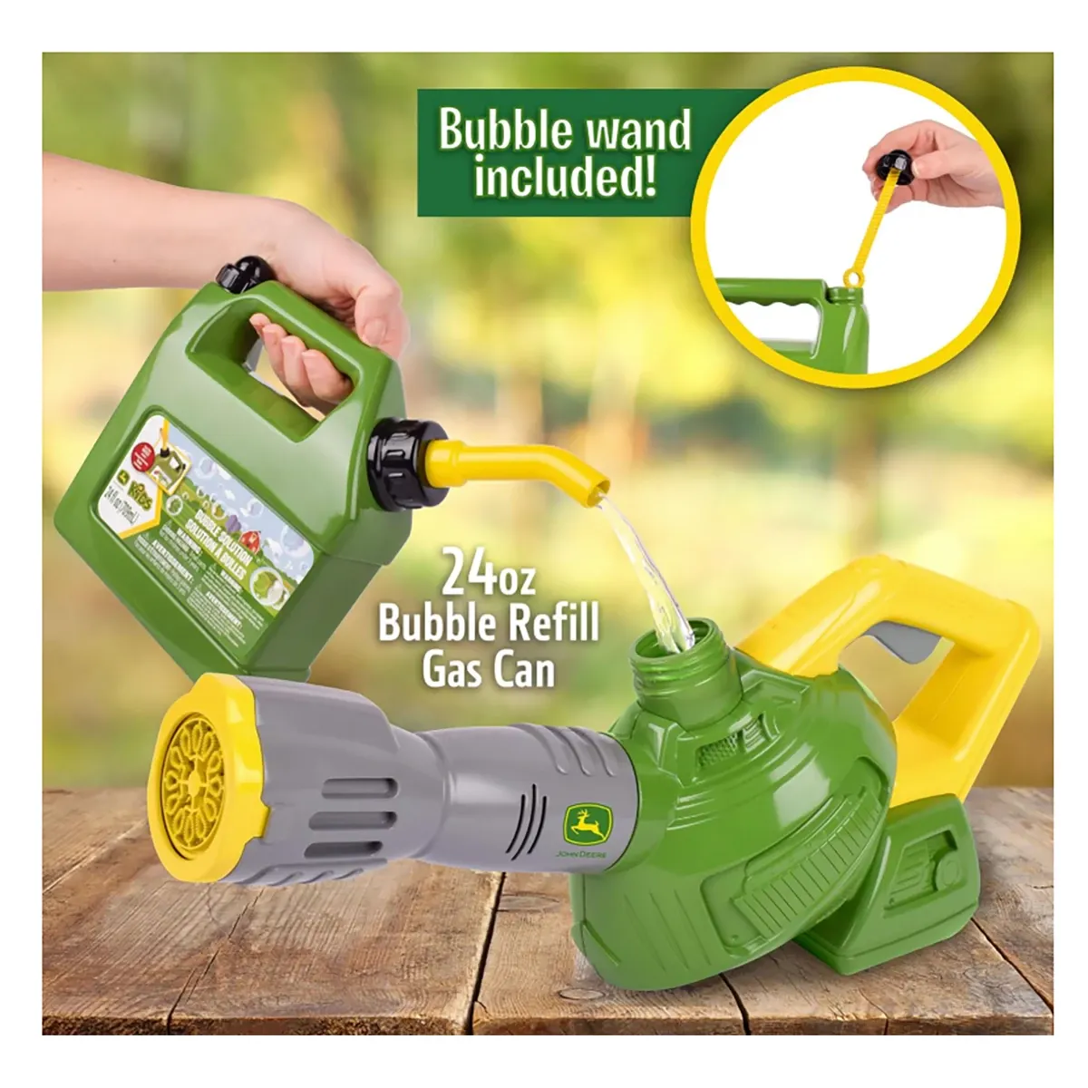Bubbles 'N' Fun Leaf Blower - Includes 24 oz. Bubble Refill Gas Can