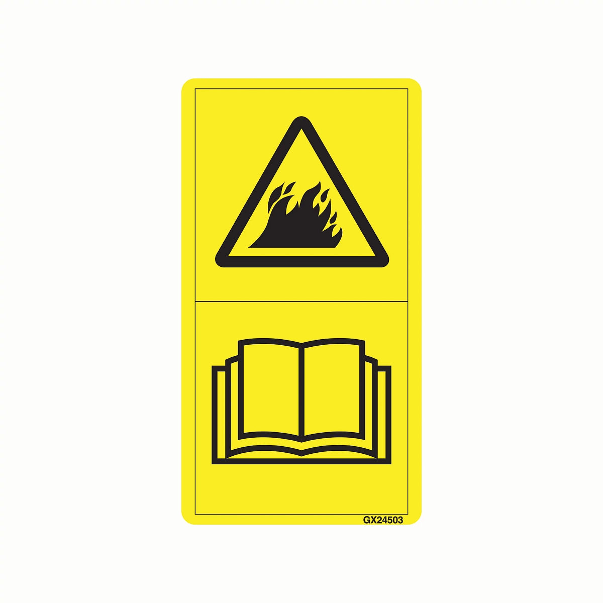 John Deere Label, Cleaning, Text Free - GX24503