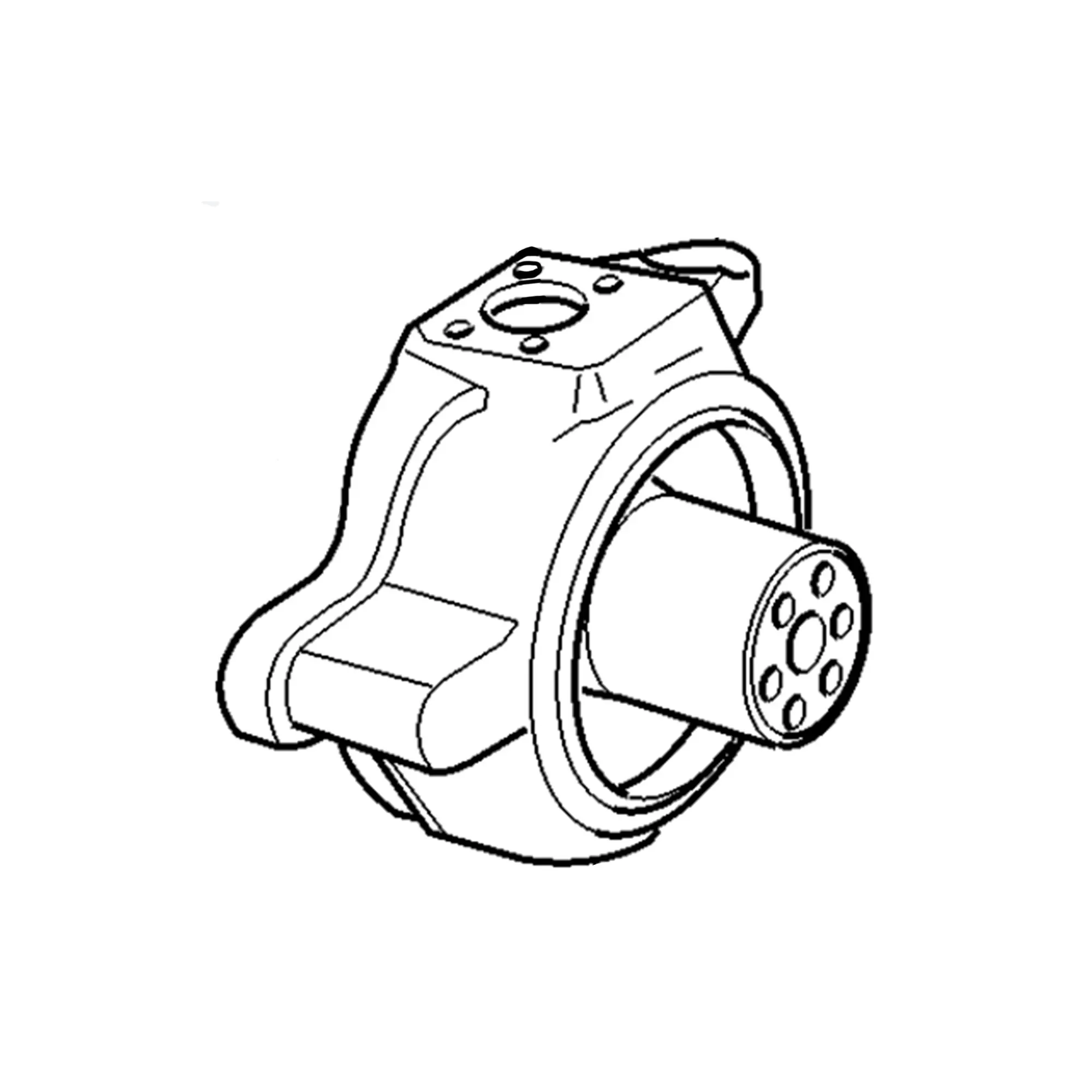 John Deere RH Swivel Housing - RE195985