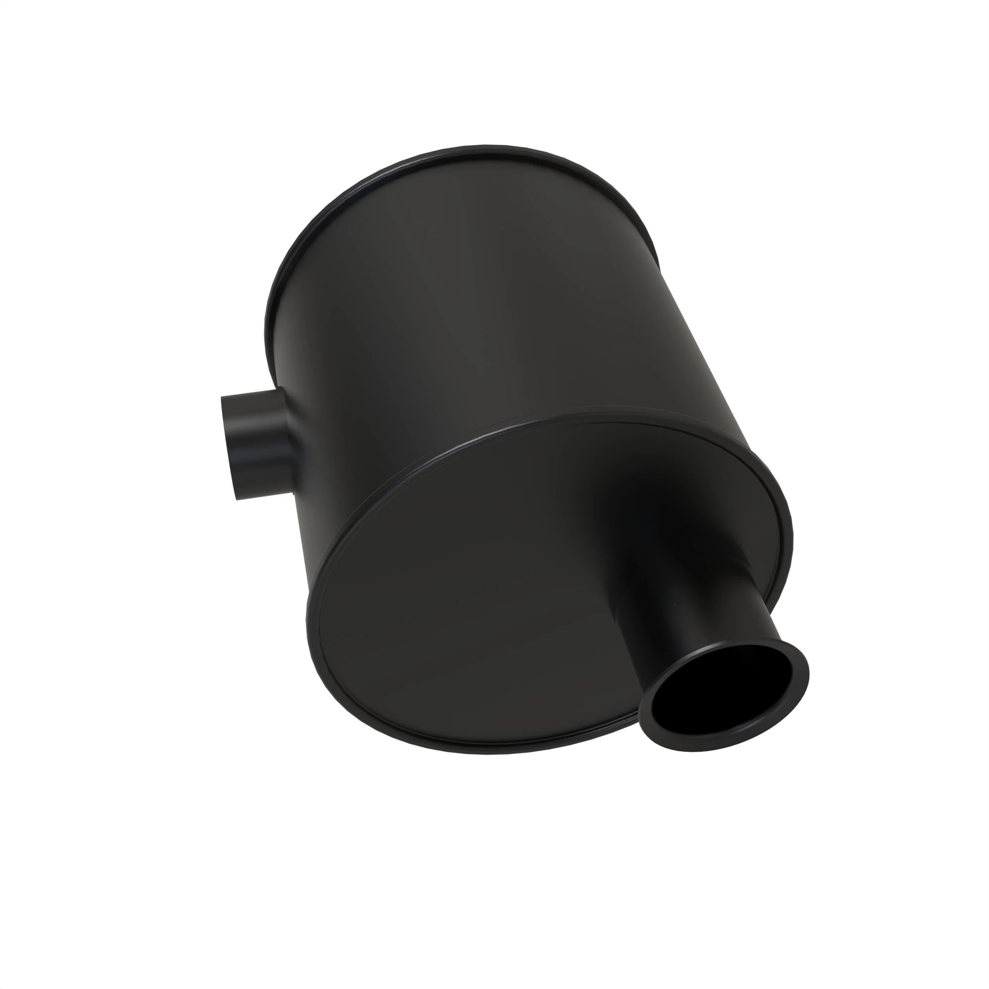 MUFFLER TURBO, 6-CYL., VERTICAL EXH