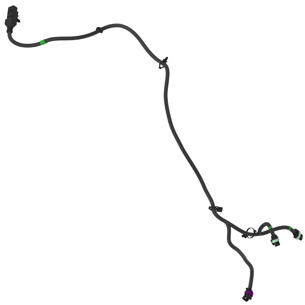 Chassis Wiring Harness, Left Midbod