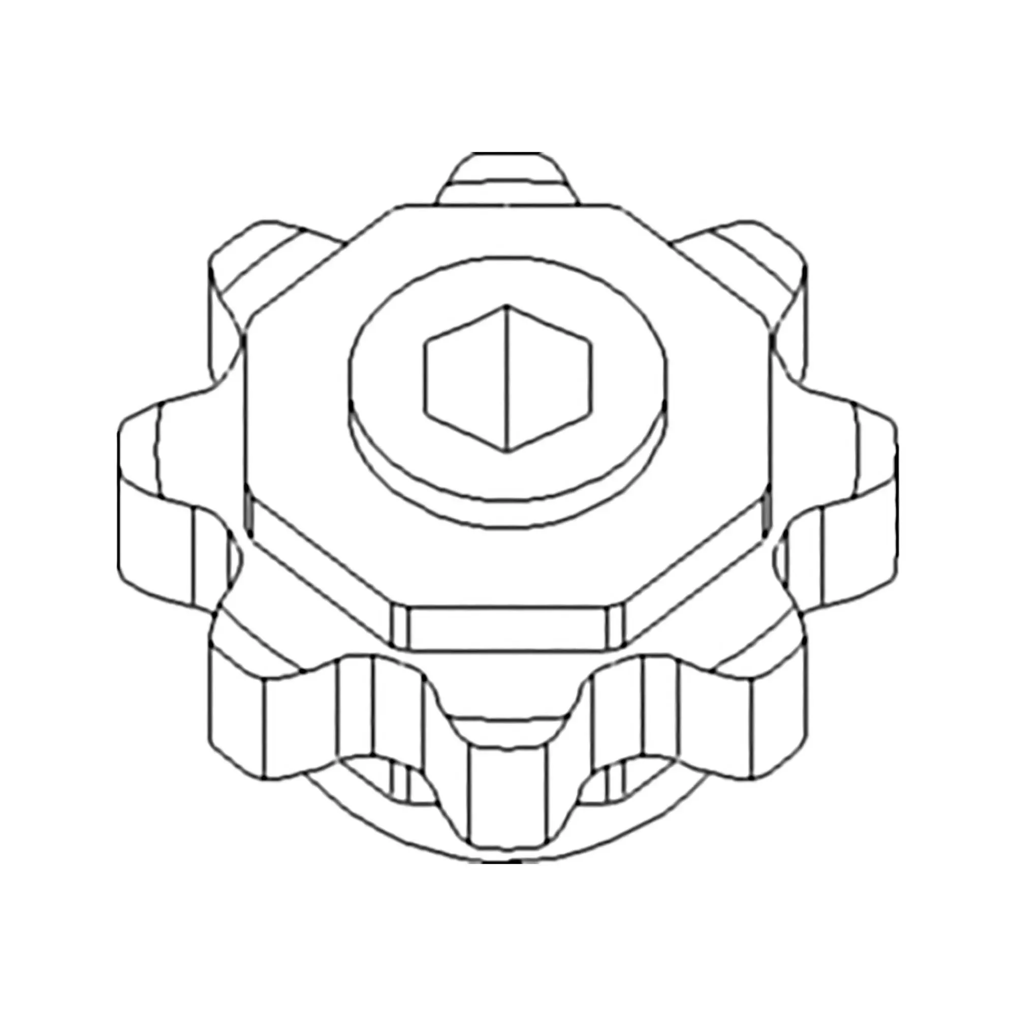John Deere Upper Drive Gathering Chain Sprocket - H233287