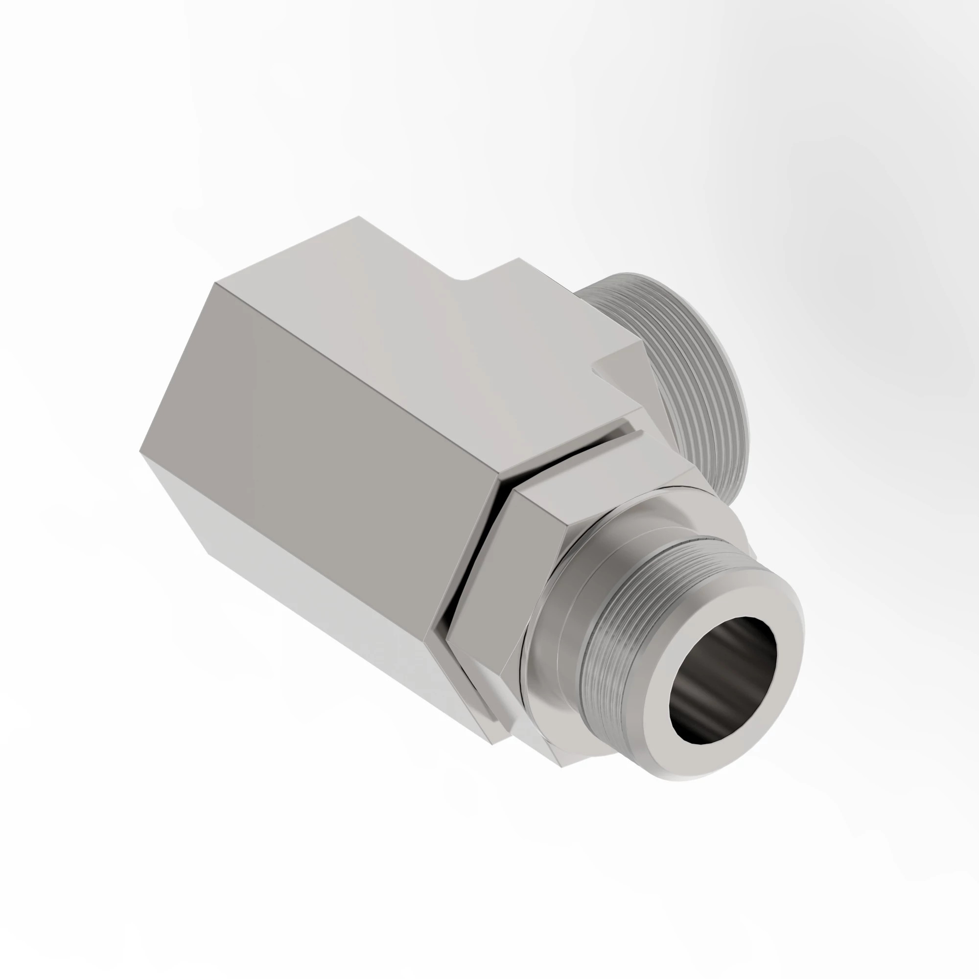 TEE FITTING, M33X25XM33 RUN TEE