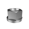 John Deere Hexagonal Flange Nut, M6 - 14M7303
